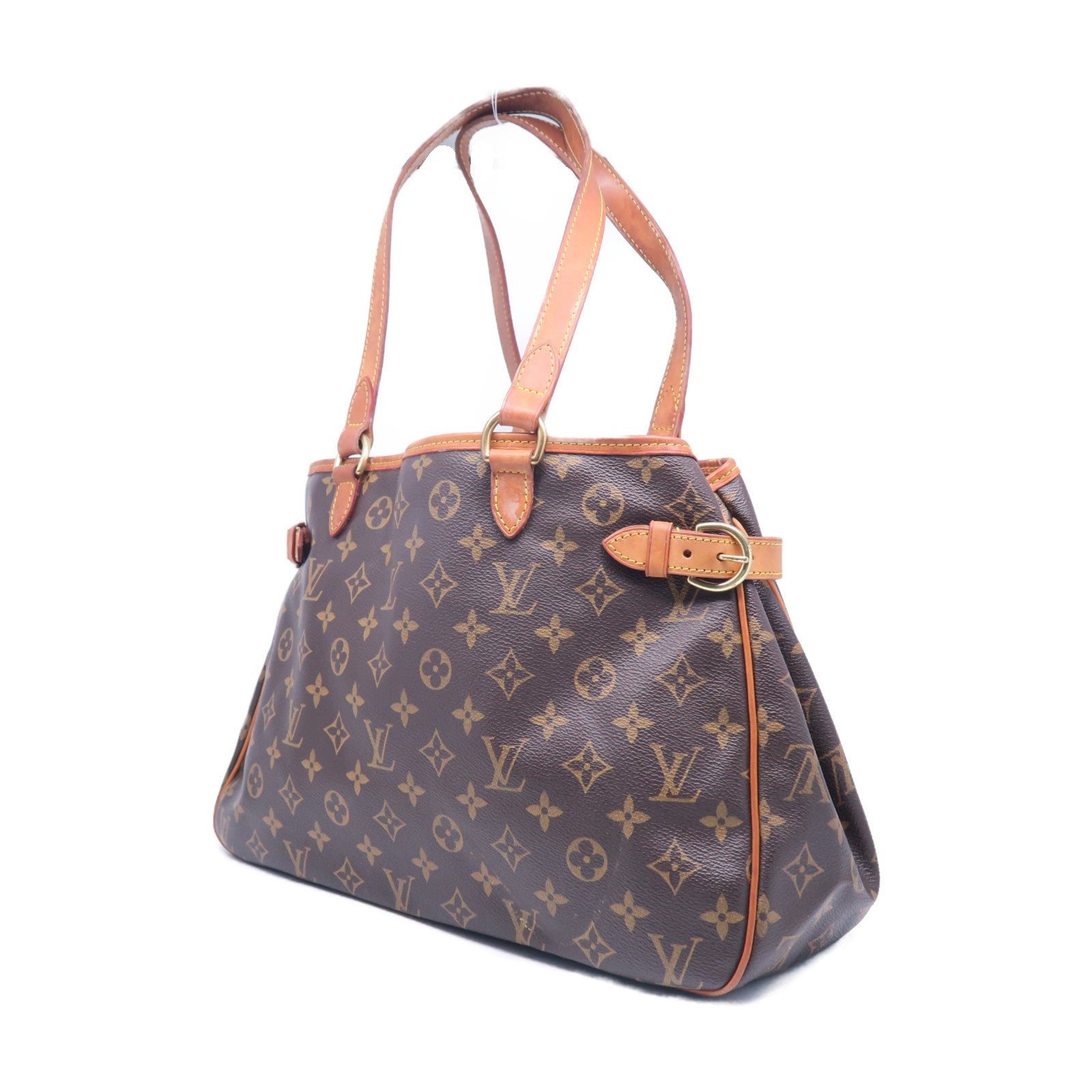 LOUIS VUITTON 【激減優惠】Monogram Batignolles Horizontal金扣肩背袋啡色
