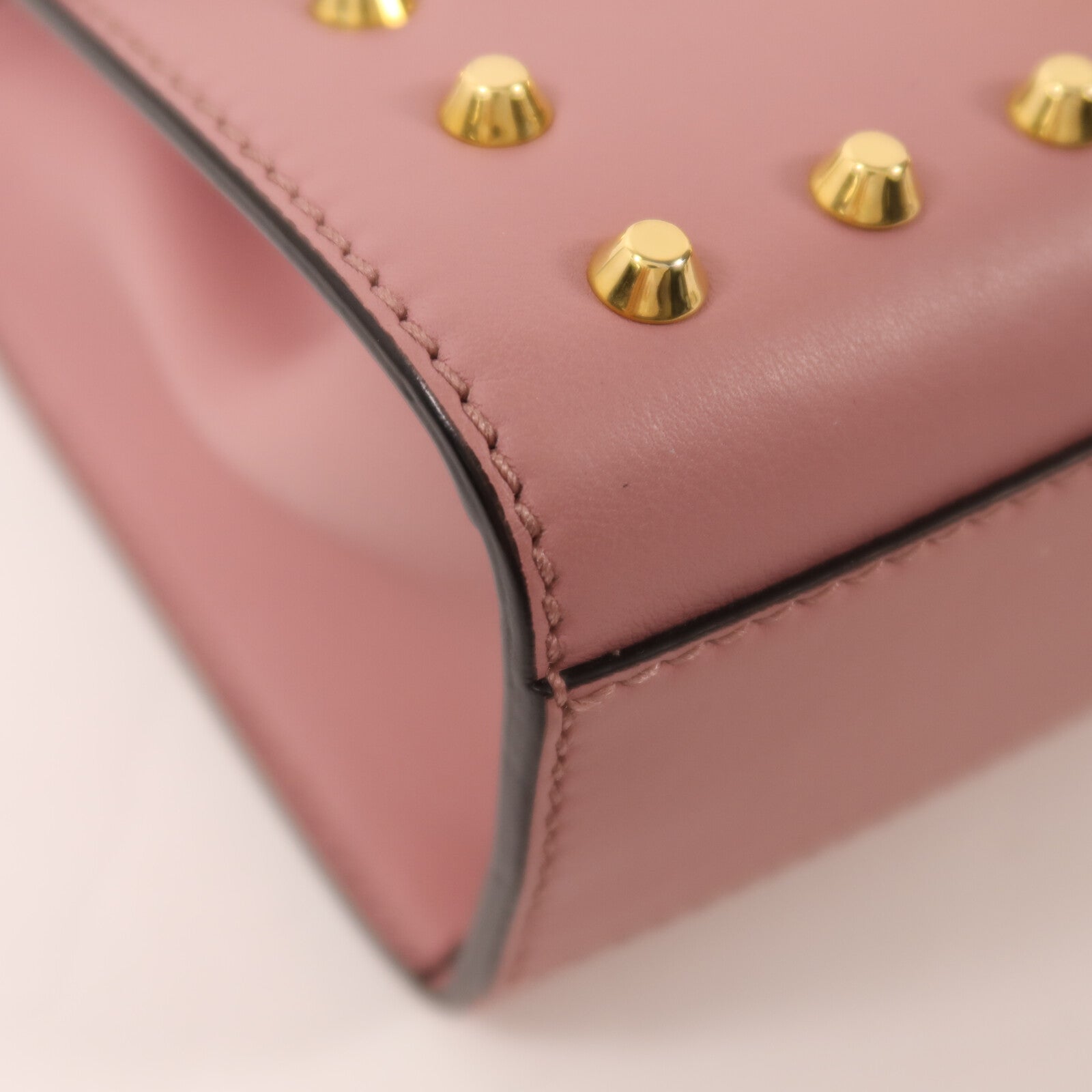 GUCCI 牛皮皮革Padlock Pearl Bag金扣鏈帶肩背袋