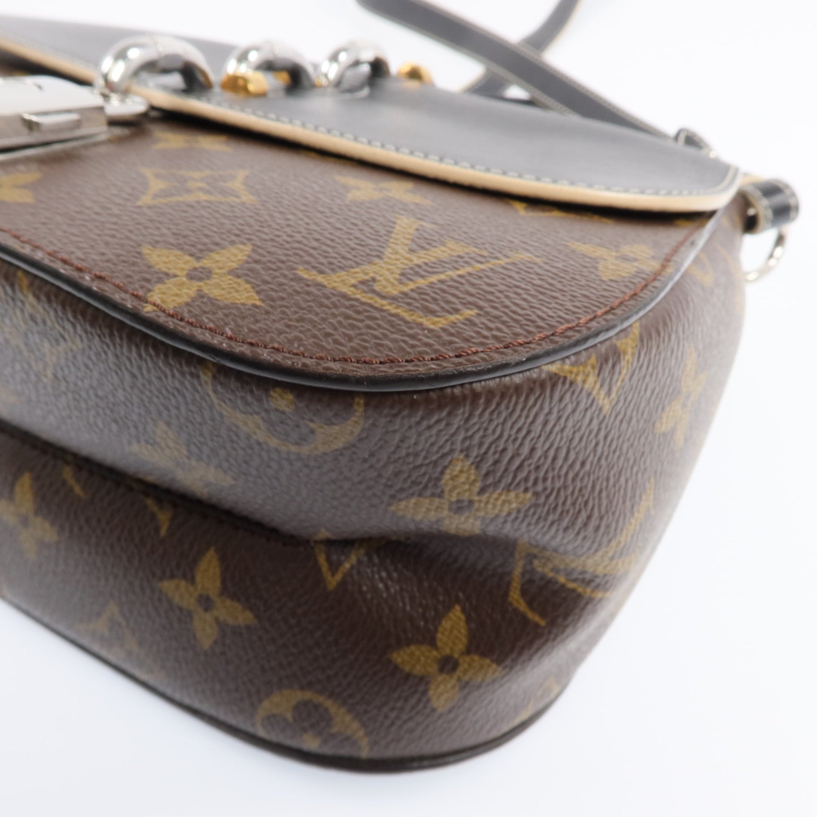 LOUIS VUITTON Monogram Chain It 銀扣手挽肩背兩用袋