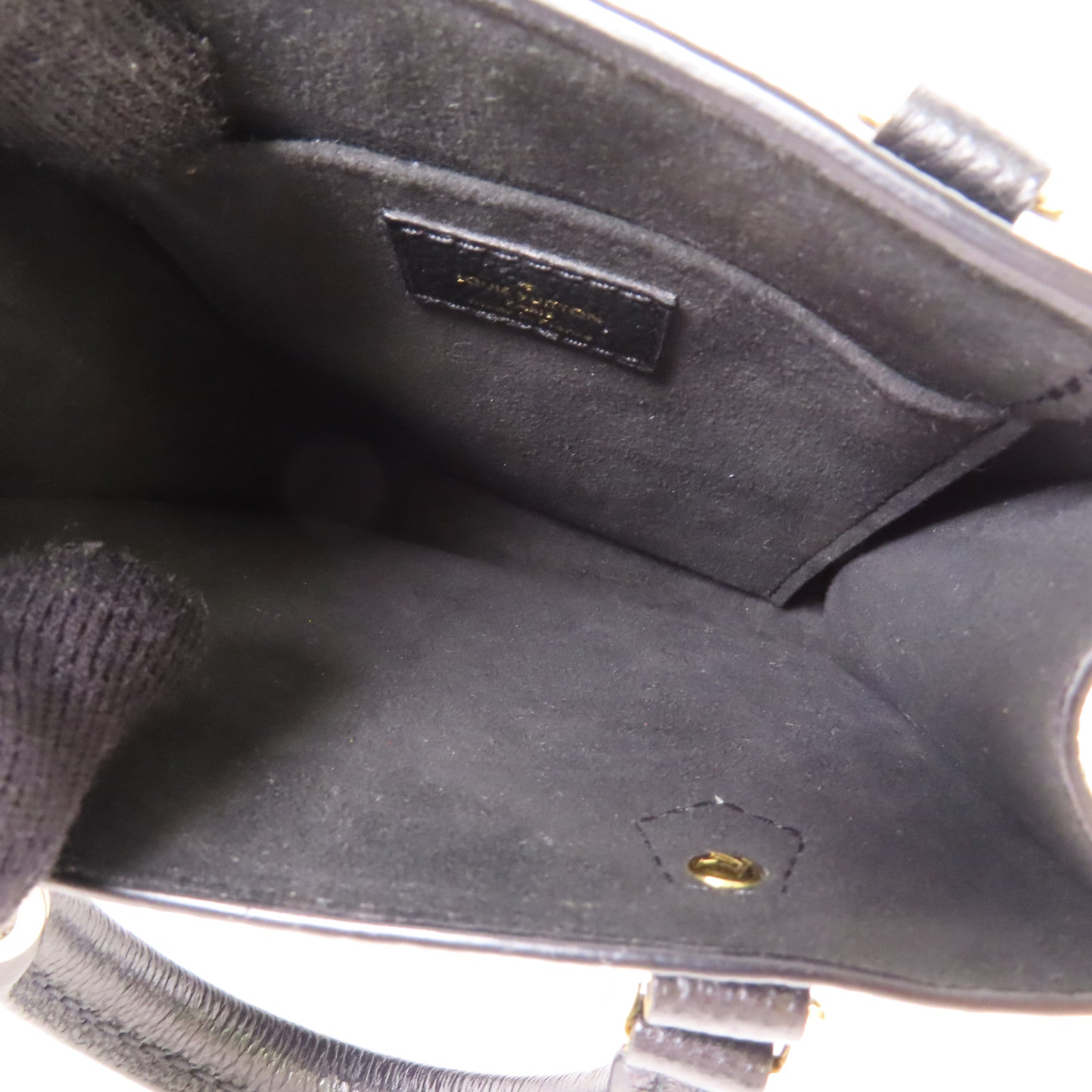 LOUIS VUITTON LV SHW Petit Sac Plat 2 Way Bag M80478 Monogram Empreinte Black