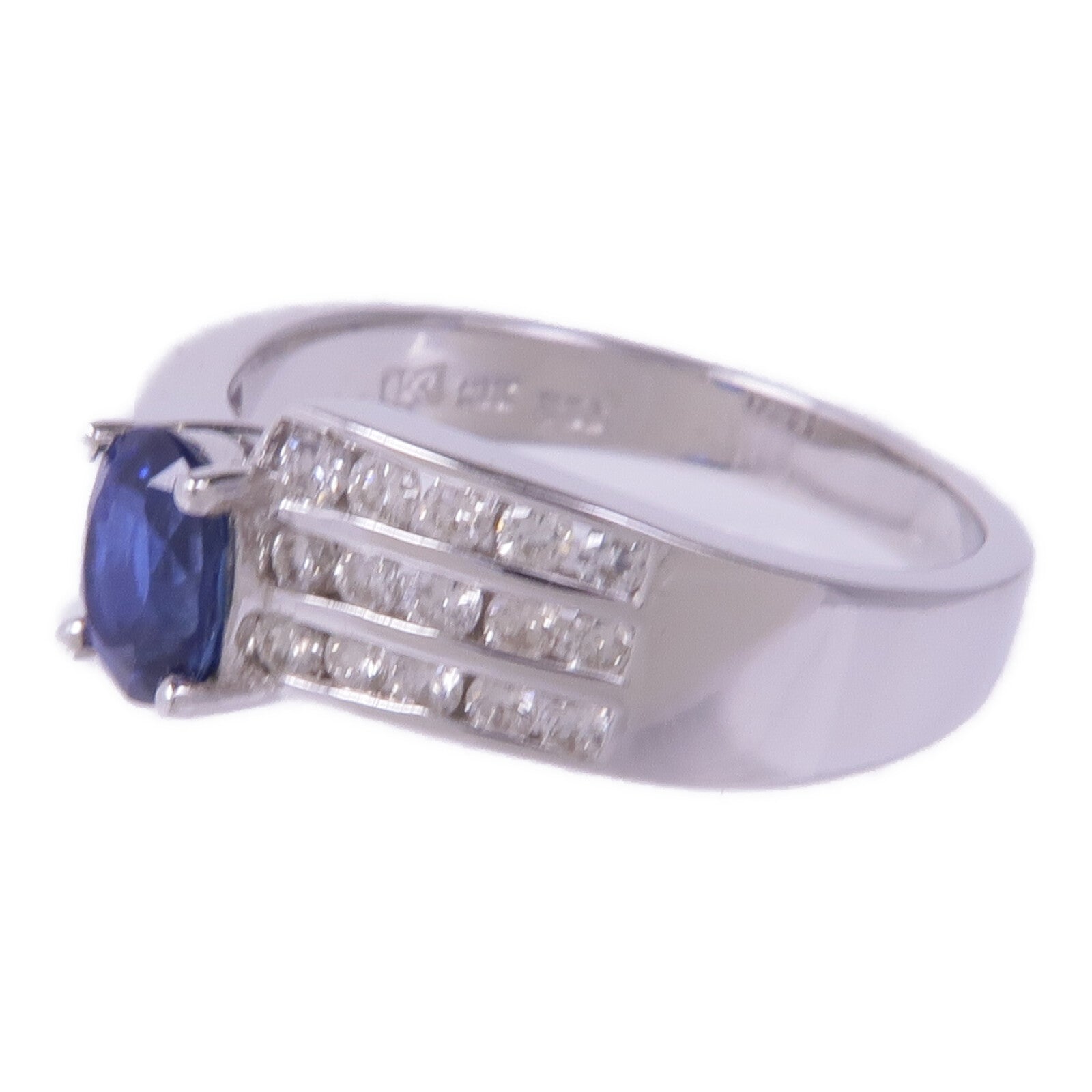 JEWELRY 18K白金Crystal Ring水晶戒指US#6.75