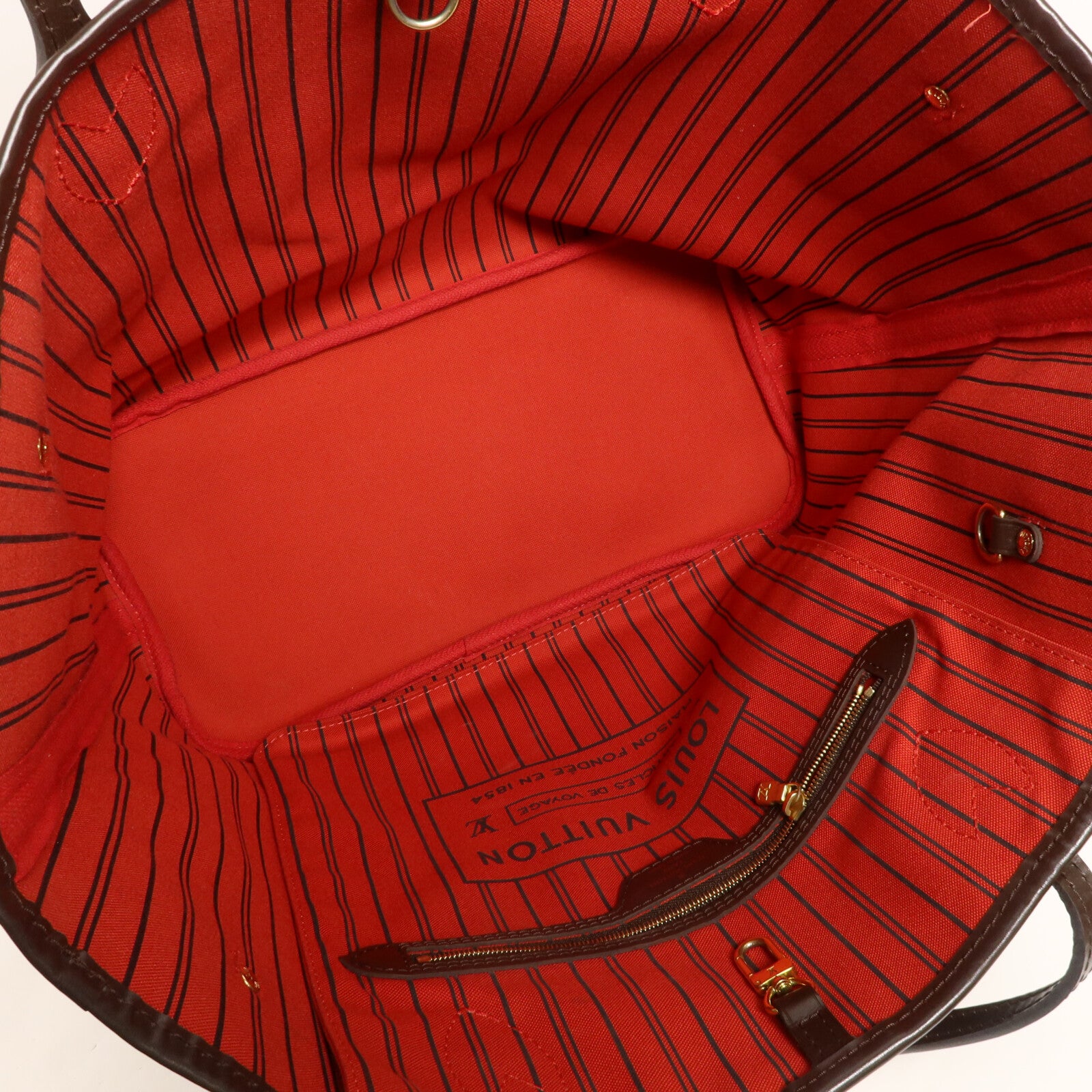 LOUIS VUITTON Damier Neverfull MM肩背袋
