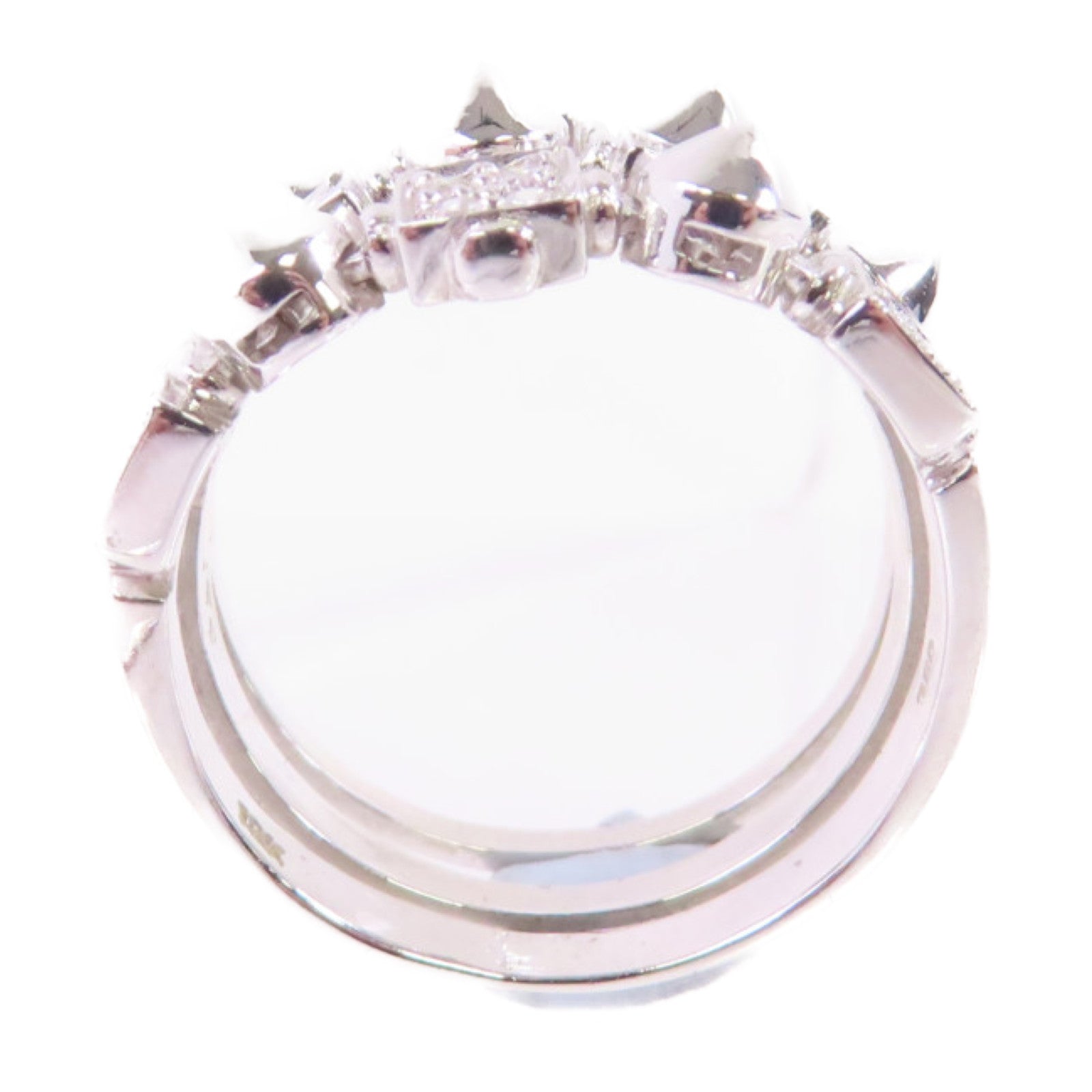 JEWELRY 18K白金/鑽石Diamond Ring戒指US#6.25