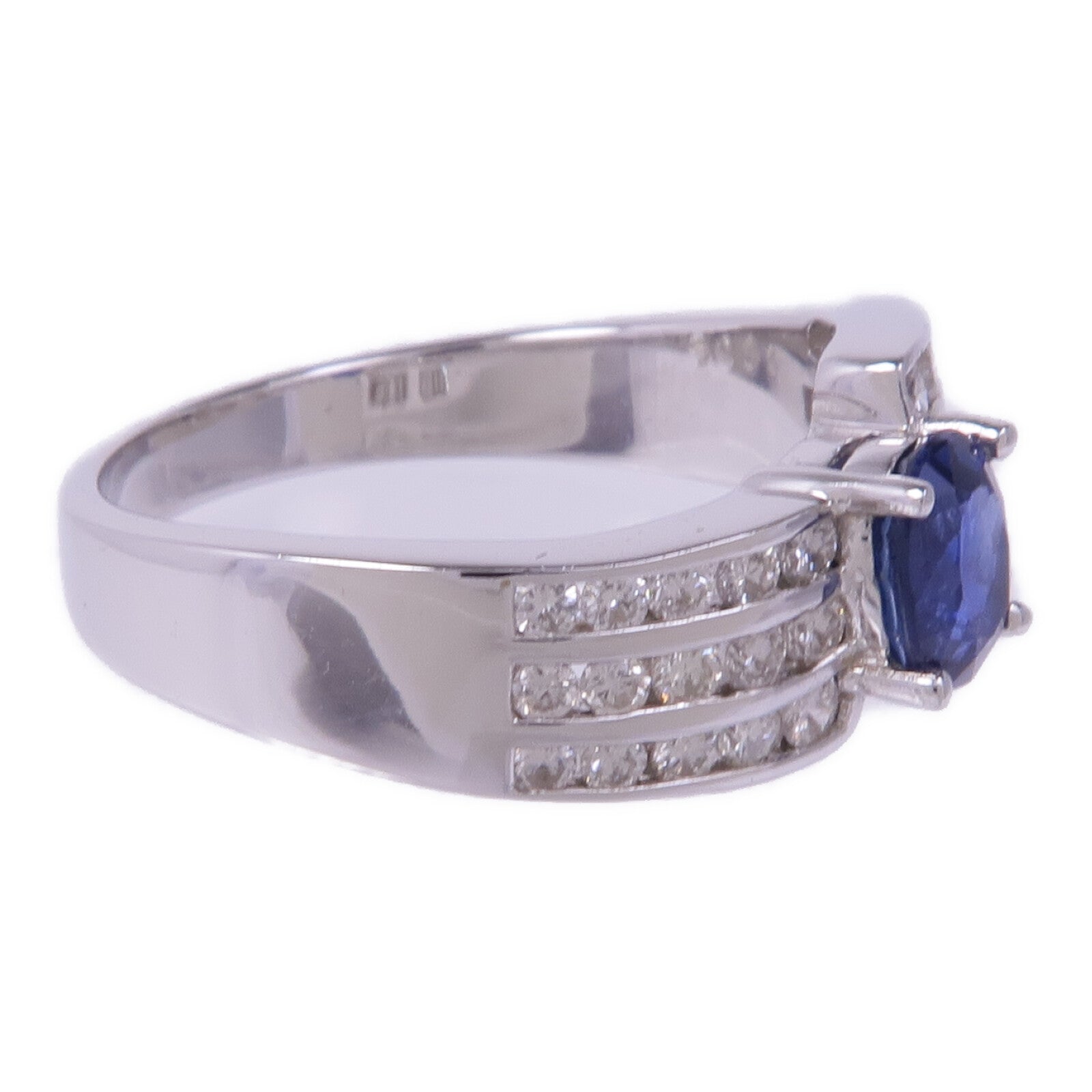 JEWELRY 【激減優惠】18K白金Crystal Ring水晶戒指US#6.75