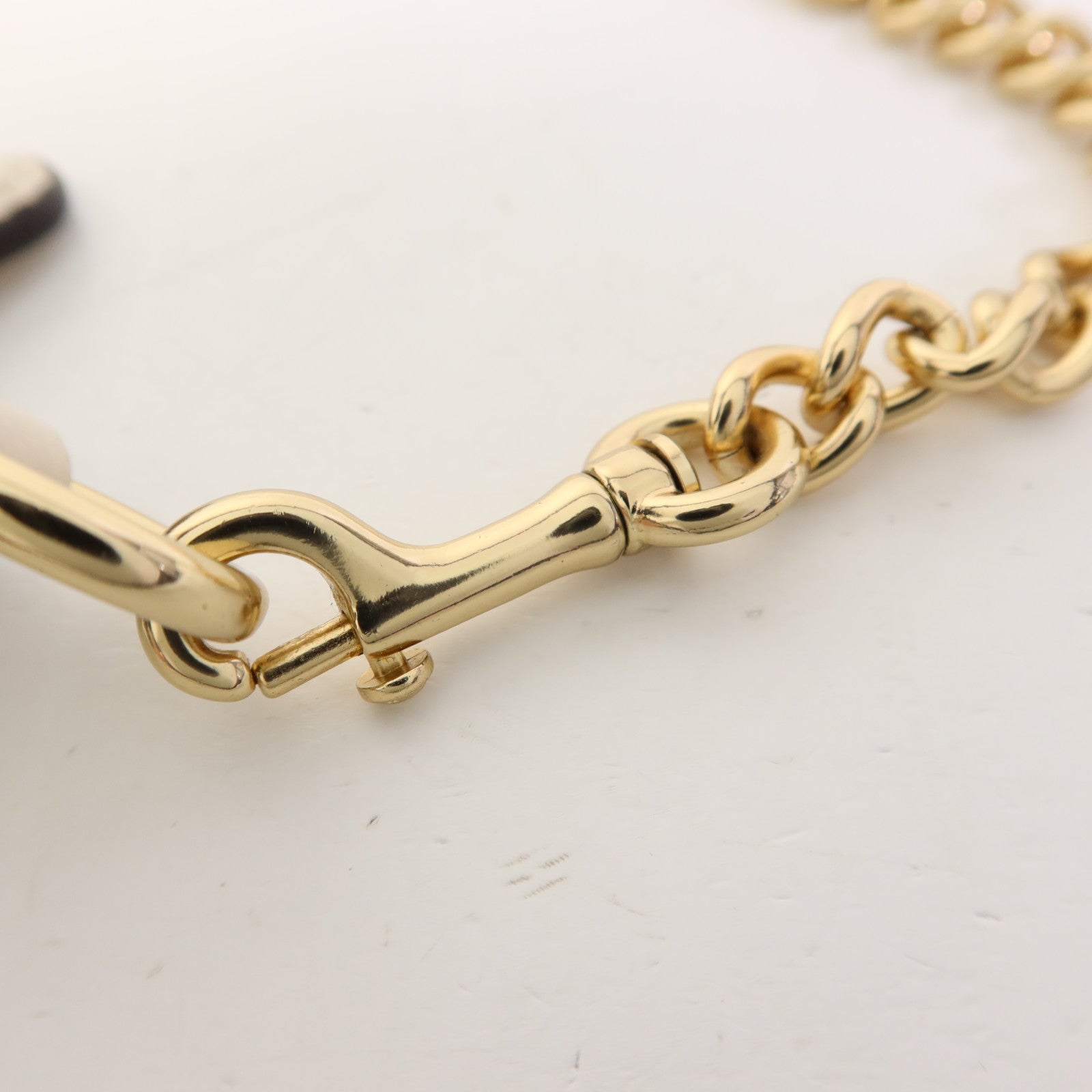 COACH 牛皮皮革Handbag金扣手挽袋