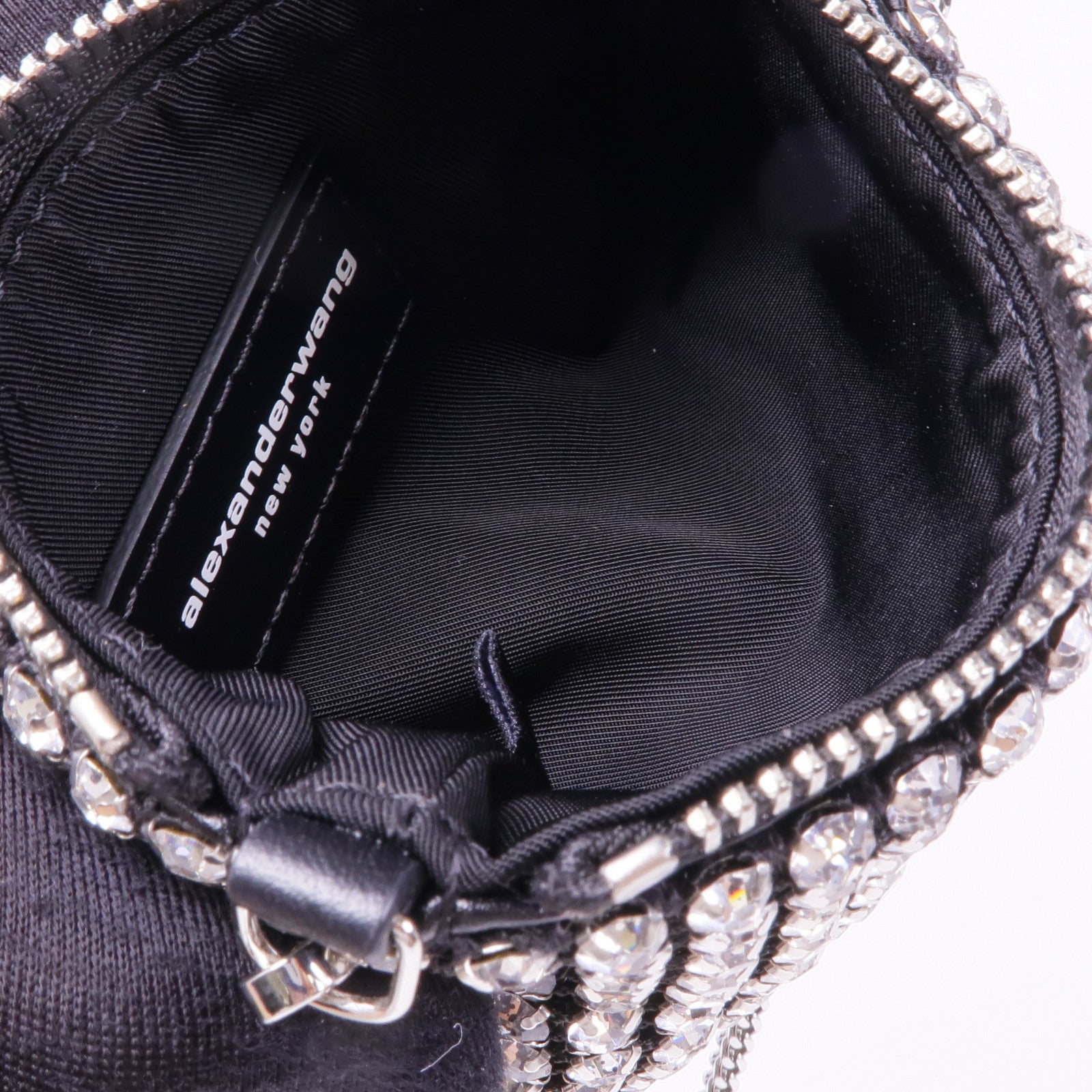 Alexander Wang 水晶鑽Crystal Rhinestone Pouch鏈帶肩背袋