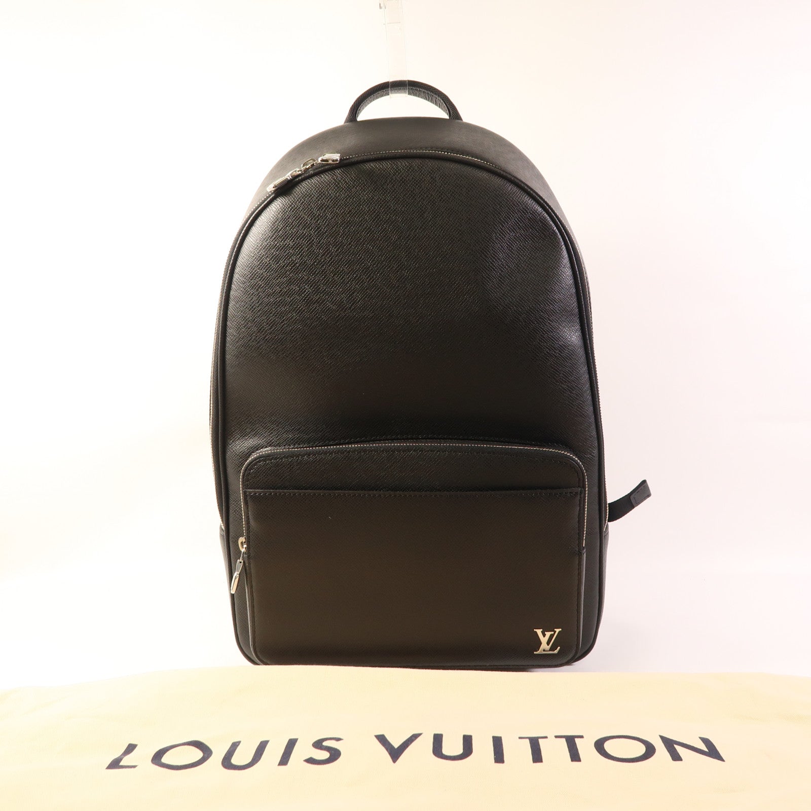 LOUIS VUITTON Taiga Alex Backpack銀扣背包