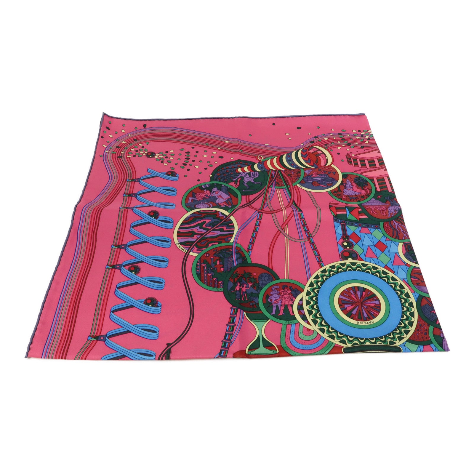 HERMES 【激減優惠】絲質90x90 Scarf絲巾桃紅色