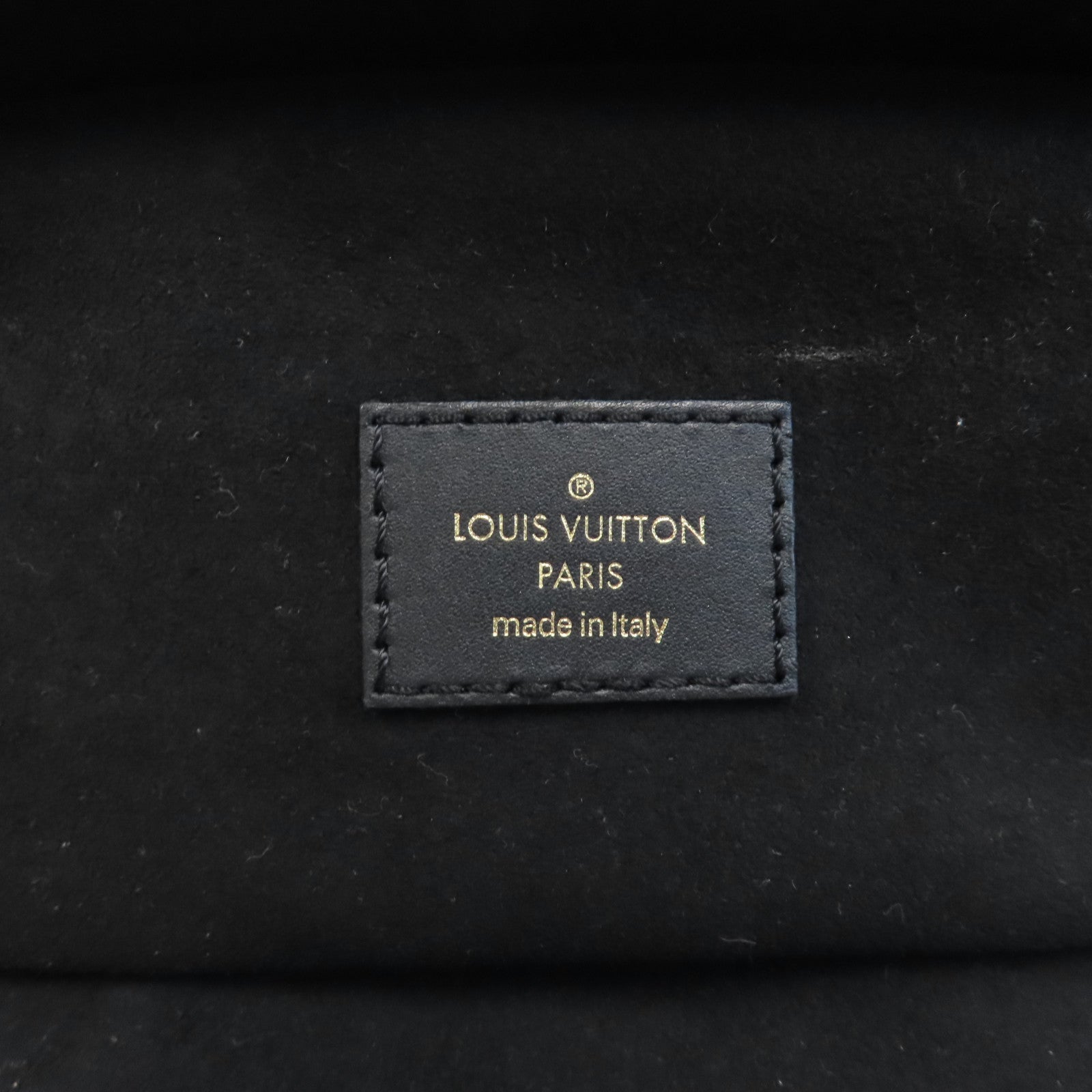 LOUIS VUITTON Monogram Empreinte Vanity PM金扣鏈帶手挽肩背兩用袋黑色