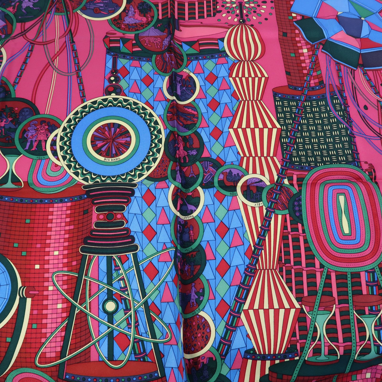 HERMES 【激減優惠】絲質90x90 Scarf絲巾桃紅色