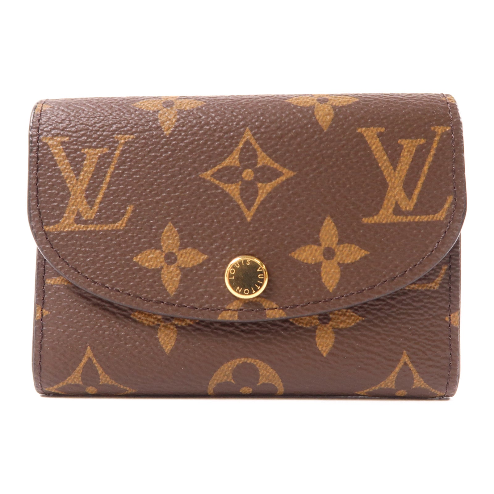LOUIS VUITTON Monogram Rosalie金扣零錢包