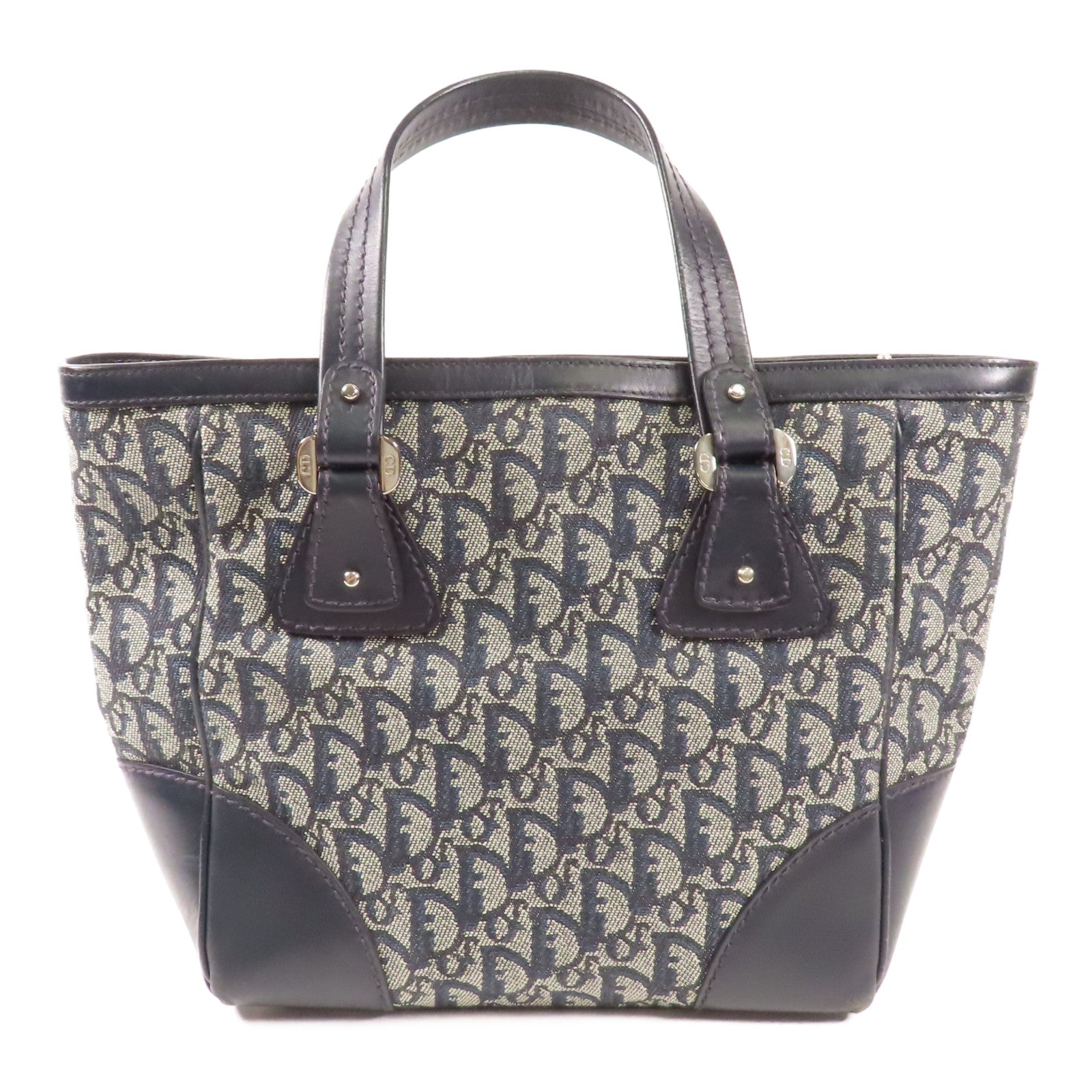 Dior 帆布Hand Bag銀扣手挽袋