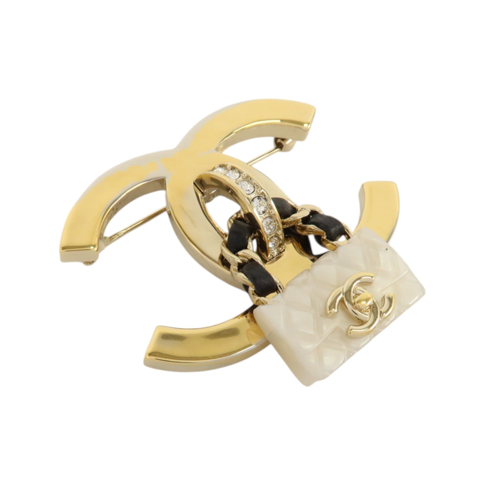 CHANEL 金屬/PVC Brooch胸針