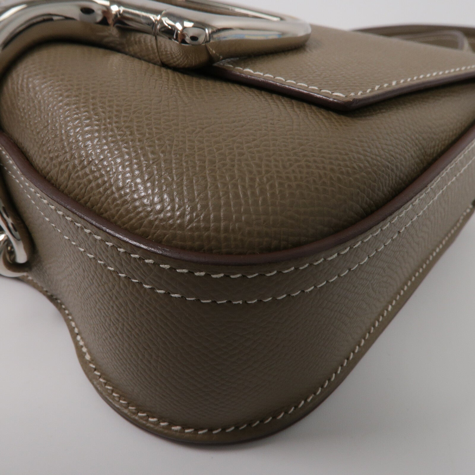 HERMES Epsom皮革Della Cavalleria Mini肩背袋Etoupe