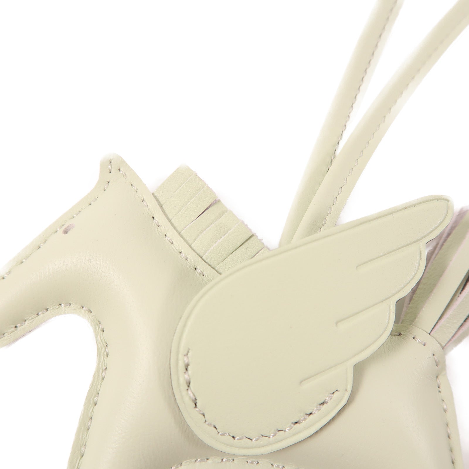 HERMES Swift皮革Rodeo Pegase PM Charm掛飾Vert Fizz/淺綠色