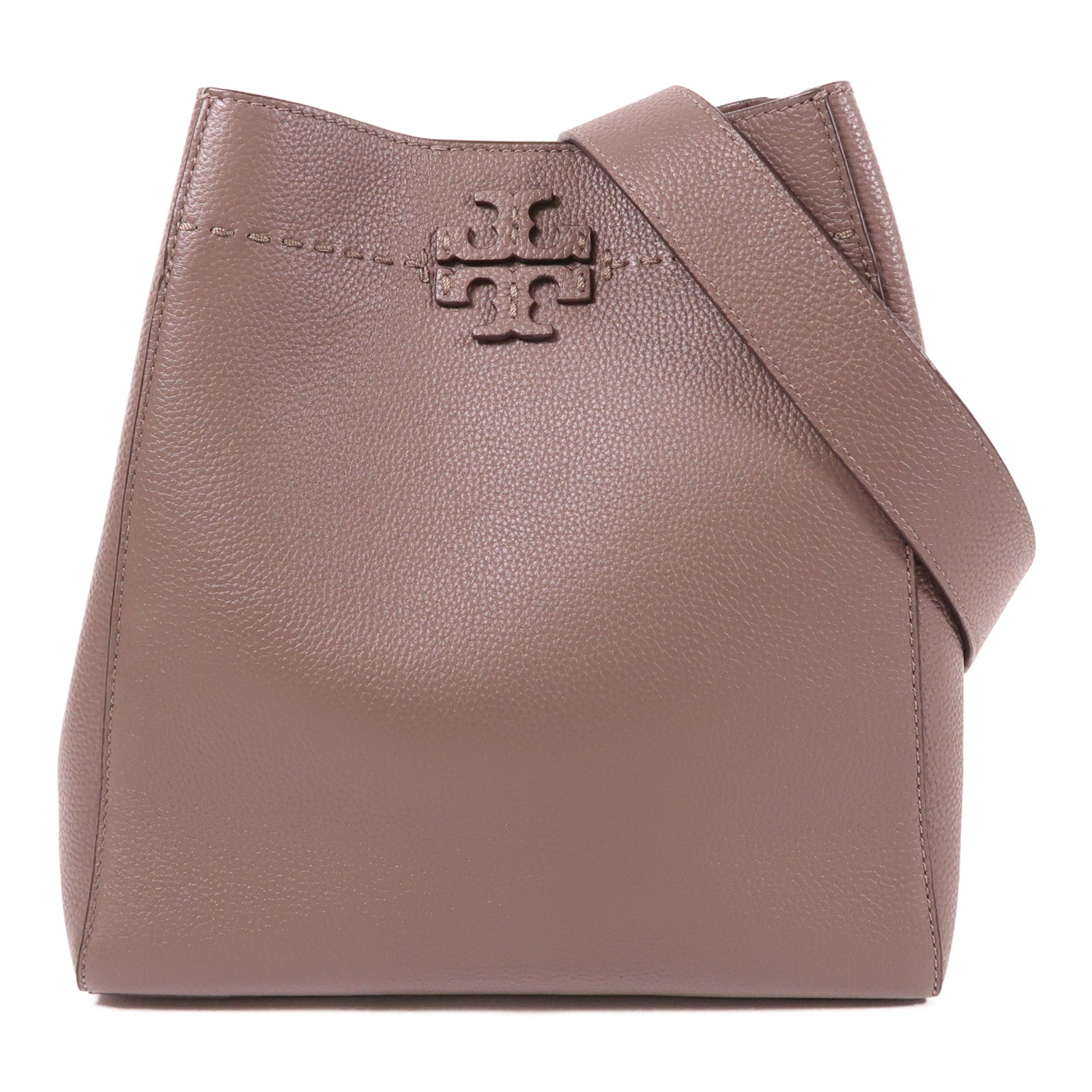 牛皮皮革McGraw Hobo Bag金扣肩背袋