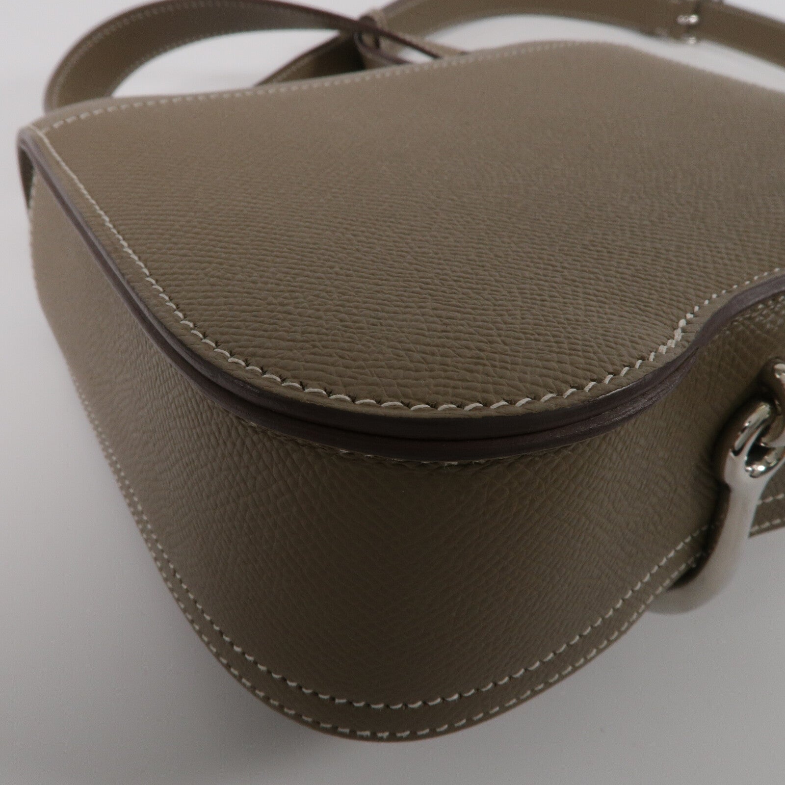 HERMES Epsom皮革Della Cavalleria Mini肩背袋Etoupe