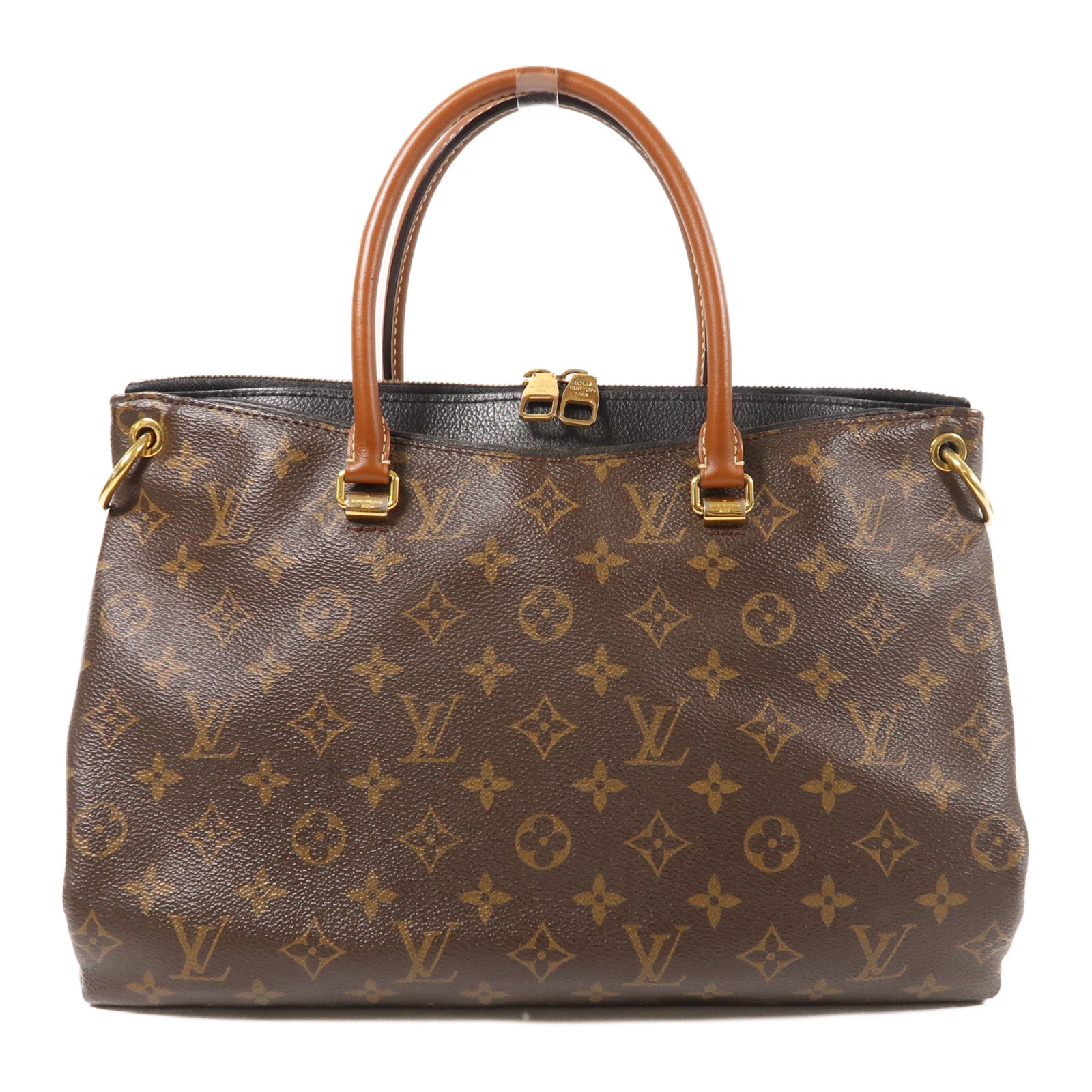 LOUIS VUITTON LV GHW Pallas 2 Way Bag M41064 Monogram Brown