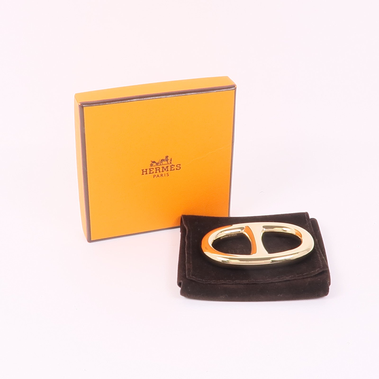 HERMES 金屬Scarf Ring圍巾環