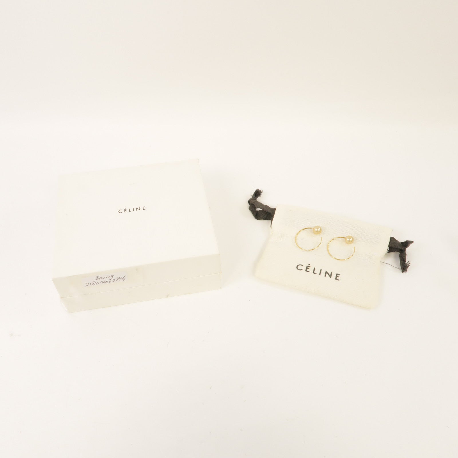 CELINE 金屬Earrings耳環金色