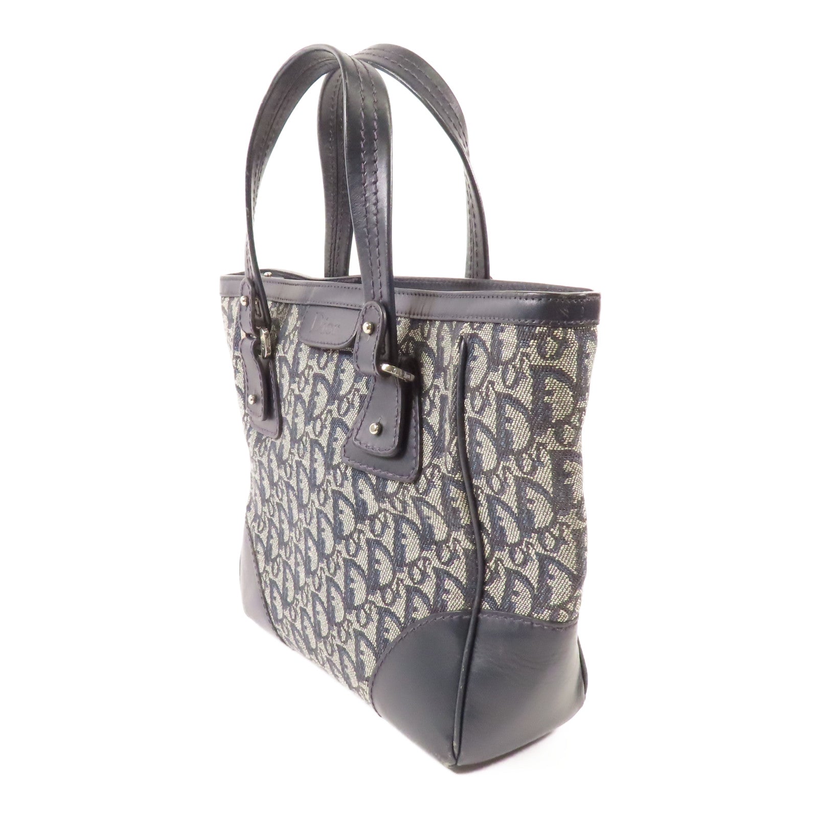 Dior 帆布Hand Bag銀扣手挽袋