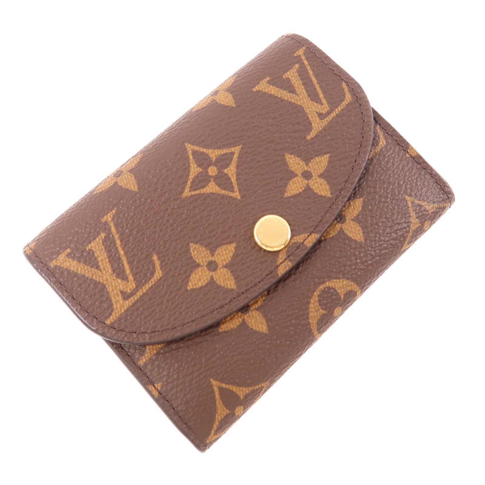 LOUIS VUITTON Monogram Rosalie金扣零錢包