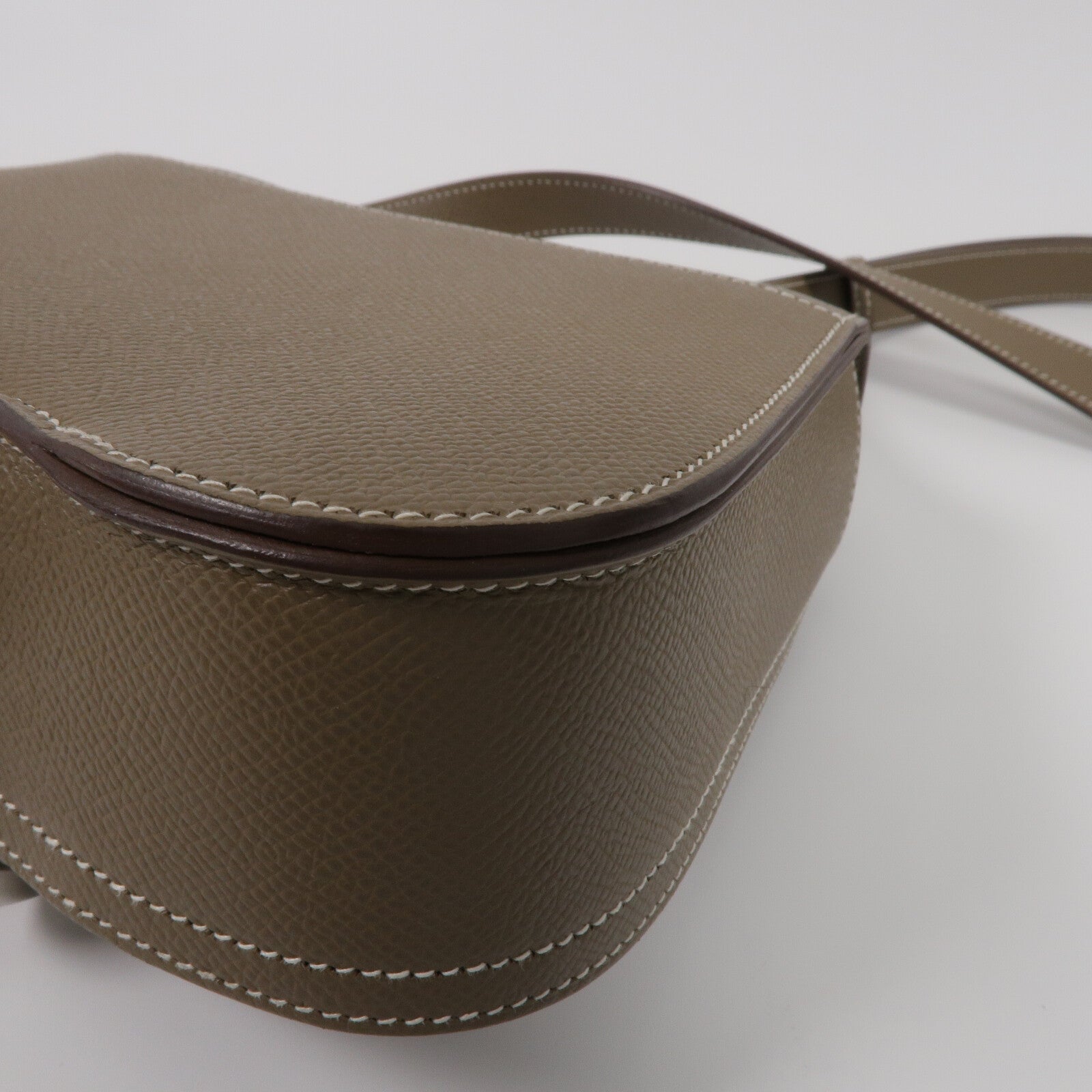 HERMES Epsom皮革Della Cavalleria Mini肩背袋Etoupe
