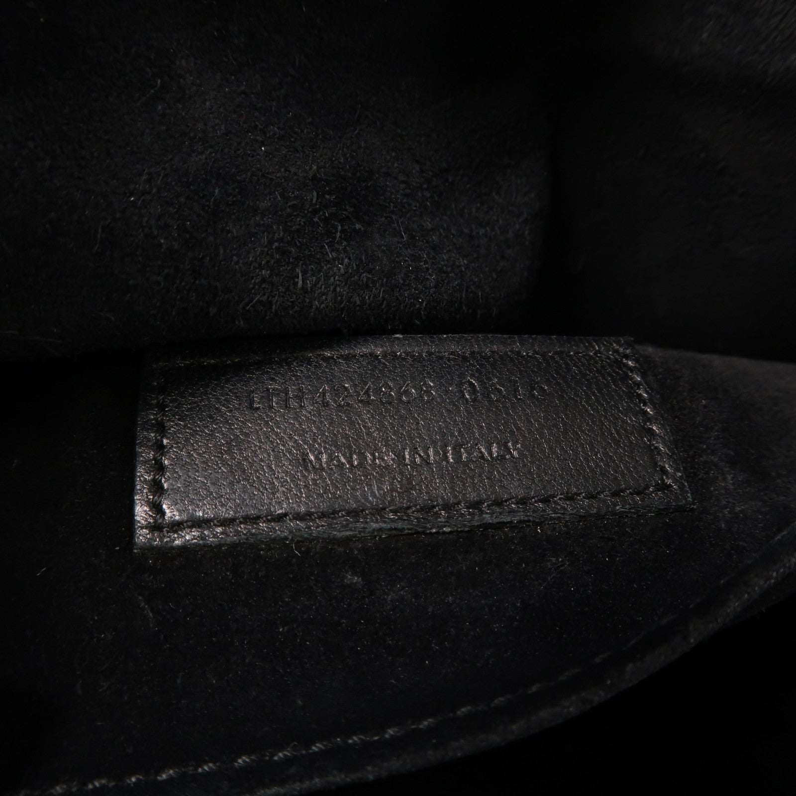 SAINT LAURENT 牛皮皮革Cabas手挽肩背兩用袋黑色
