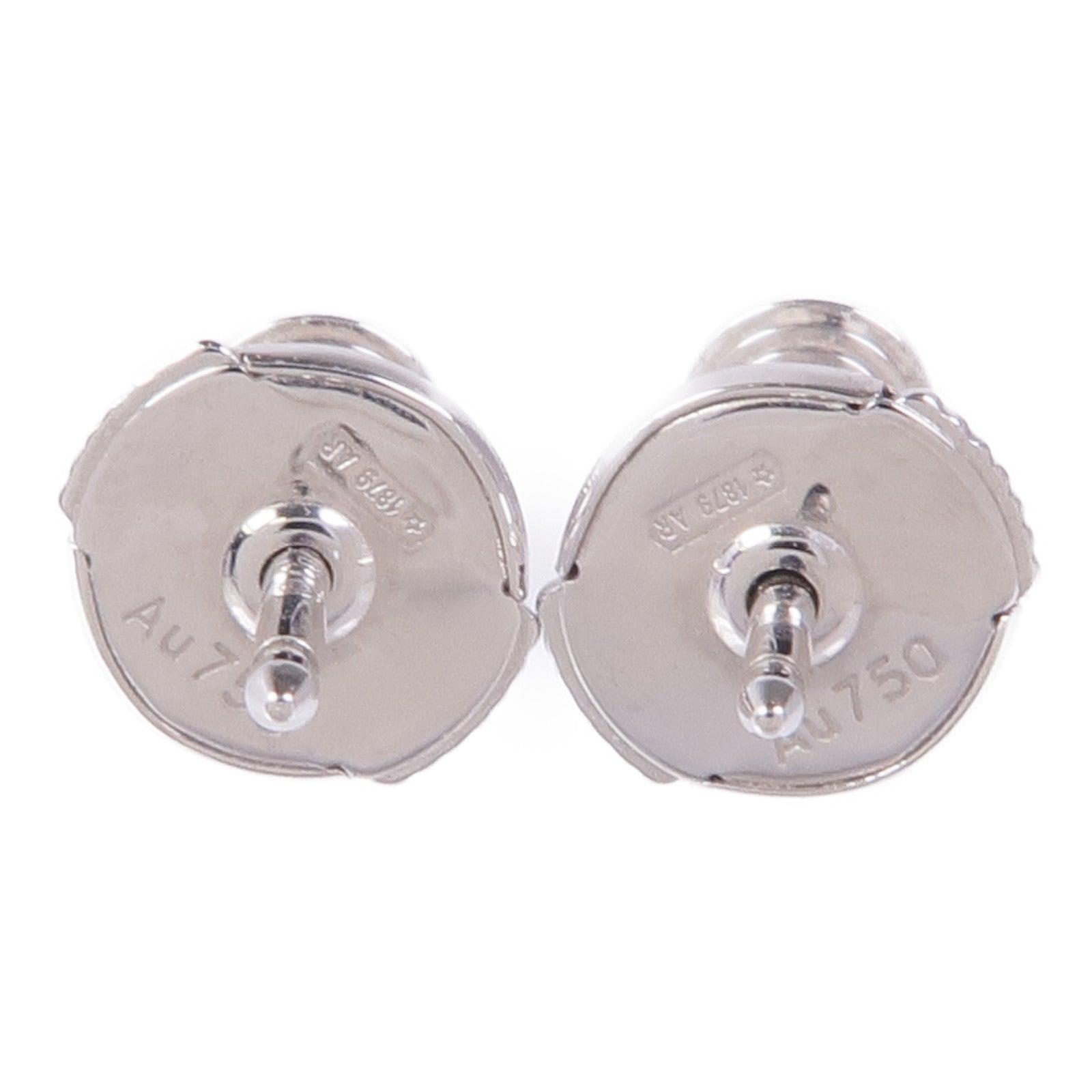 CARTIER Damour Earrings Diamond 18K White Gold