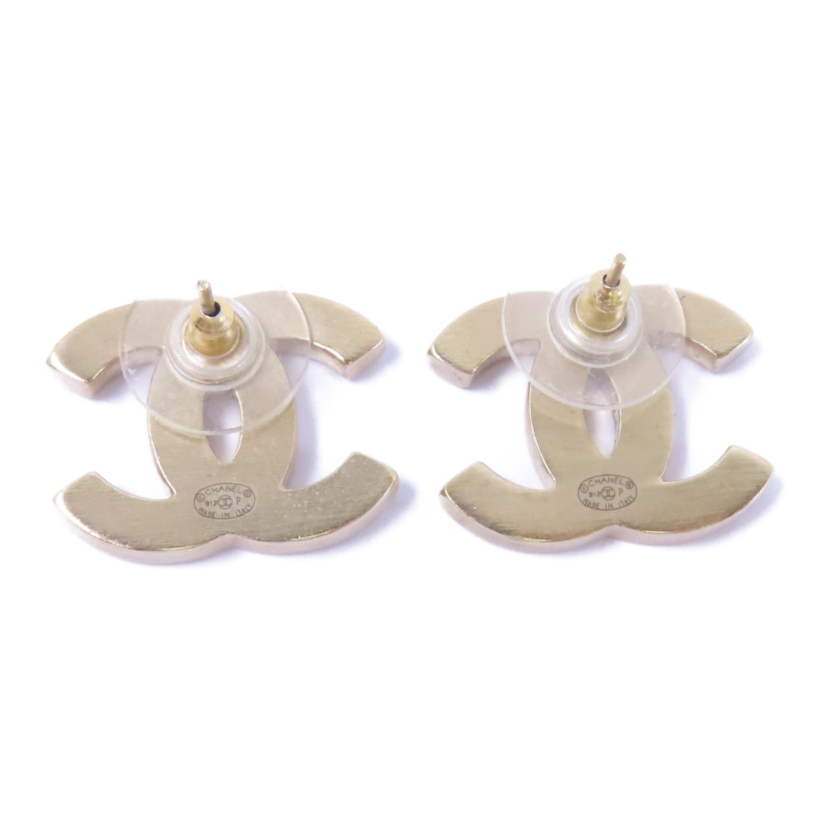 CHANEL 金屬Earrings耳環金色/黑色