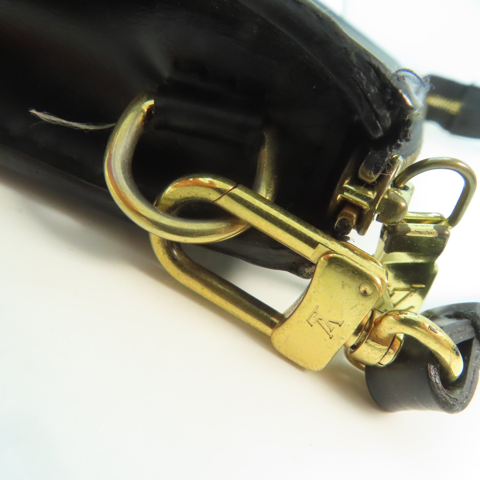 LOUIS VUITTON Epi Pochette Accessories Pouch金扣手挽袋