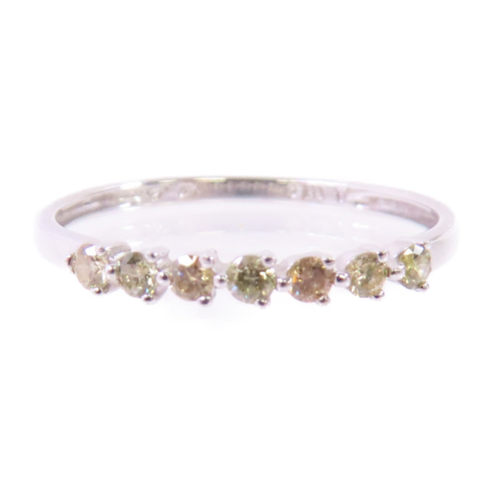 JEWELRY 18K白金Diamond Ring 0.16ct鑽石戒指US#6.75