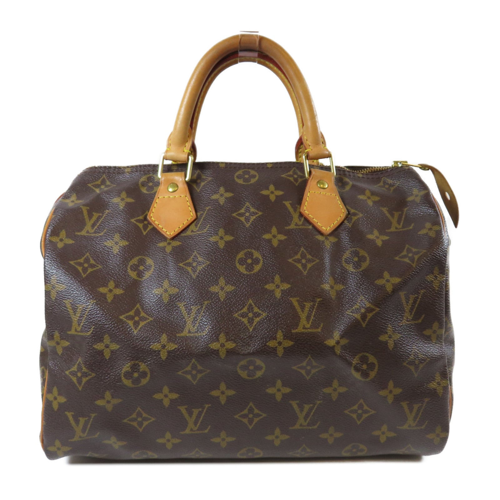 LOUIS VUITTON **【激減優惠】Monogram Speedy 30金扣手挽袋啡色