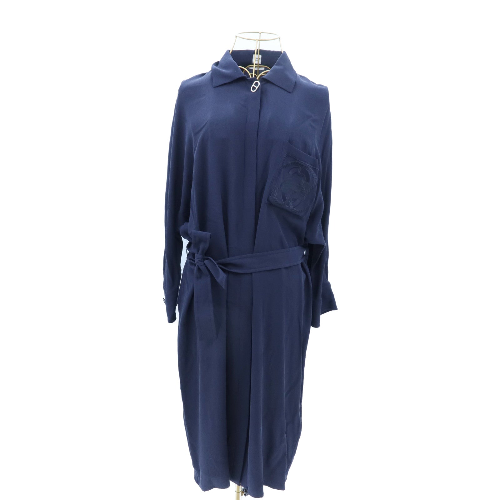 HERMES Silk Canoe連身裙