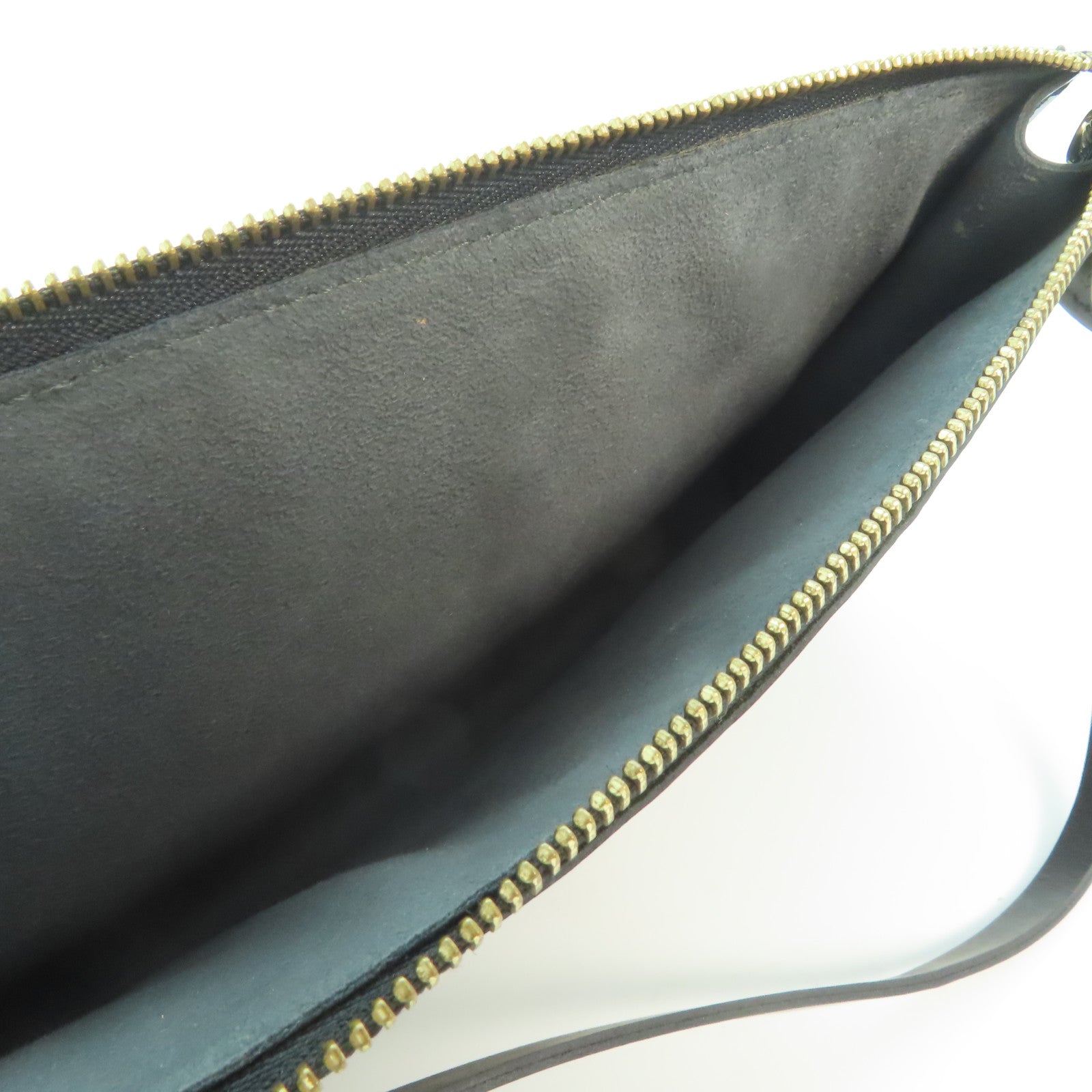 LOUIS VUITTON Epi Pochette Accessories Pouch金扣手挽袋