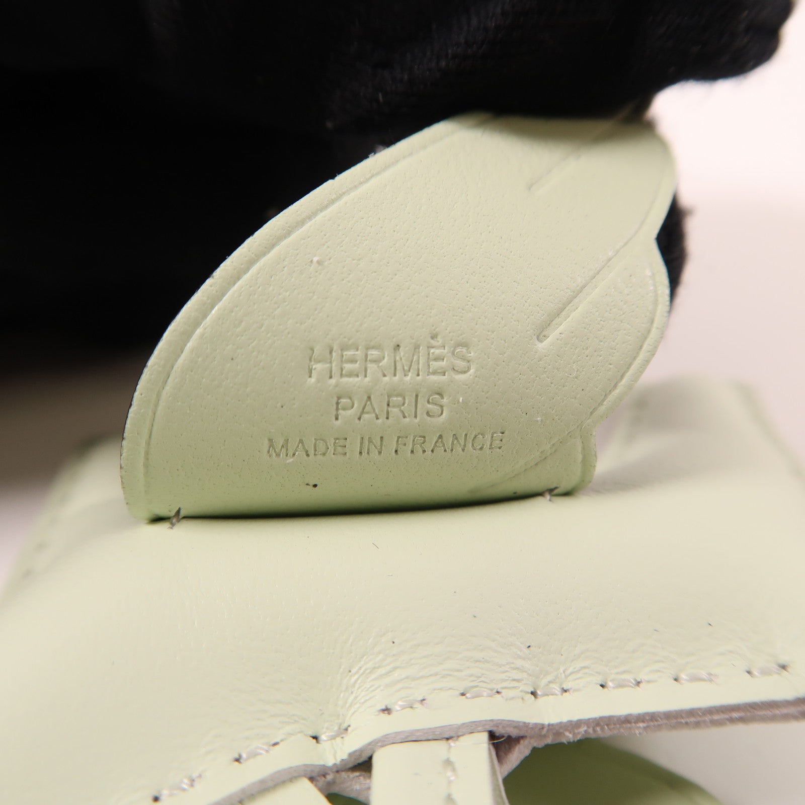 HERMES Swift皮革Rodeo Pegase PM Charm掛飾Vert Fizz/淺綠色