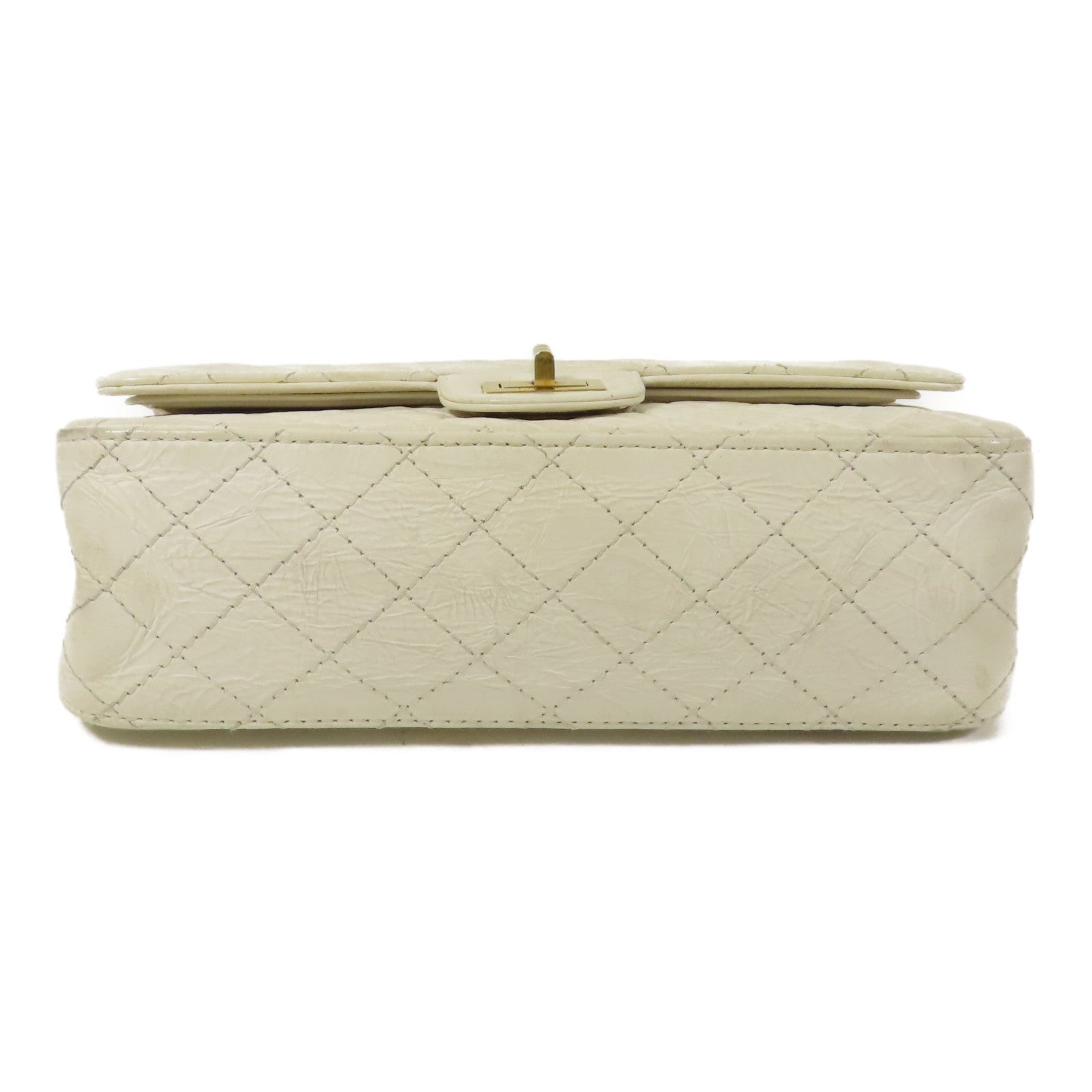 CHANEL 牛皮皮革2.55金扣鏈帶肩背袋