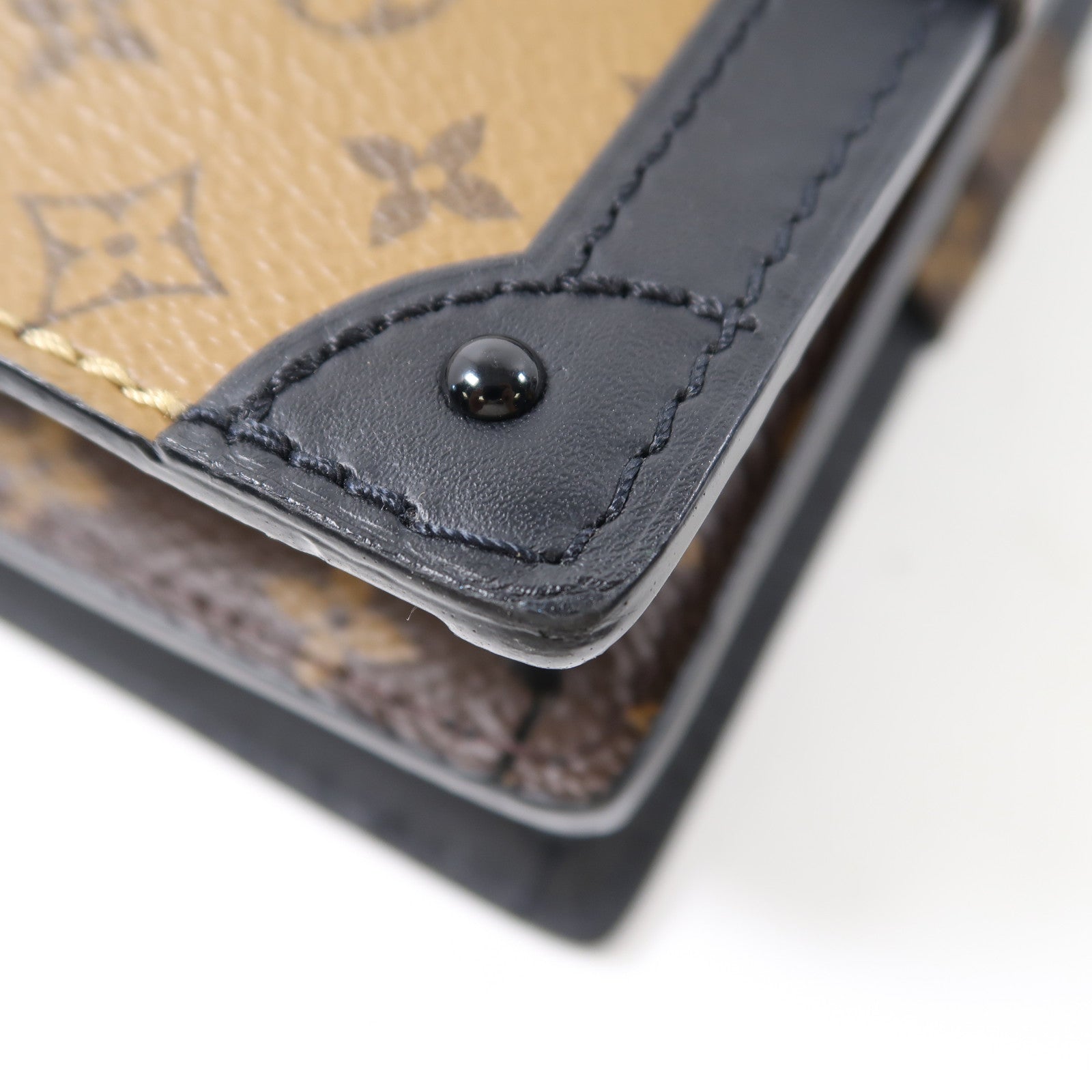 LOUIS VUITTON (PRICE DOWN) LV GHW Trunk Clutch Shoulder Bag M43596 Monogram Brown