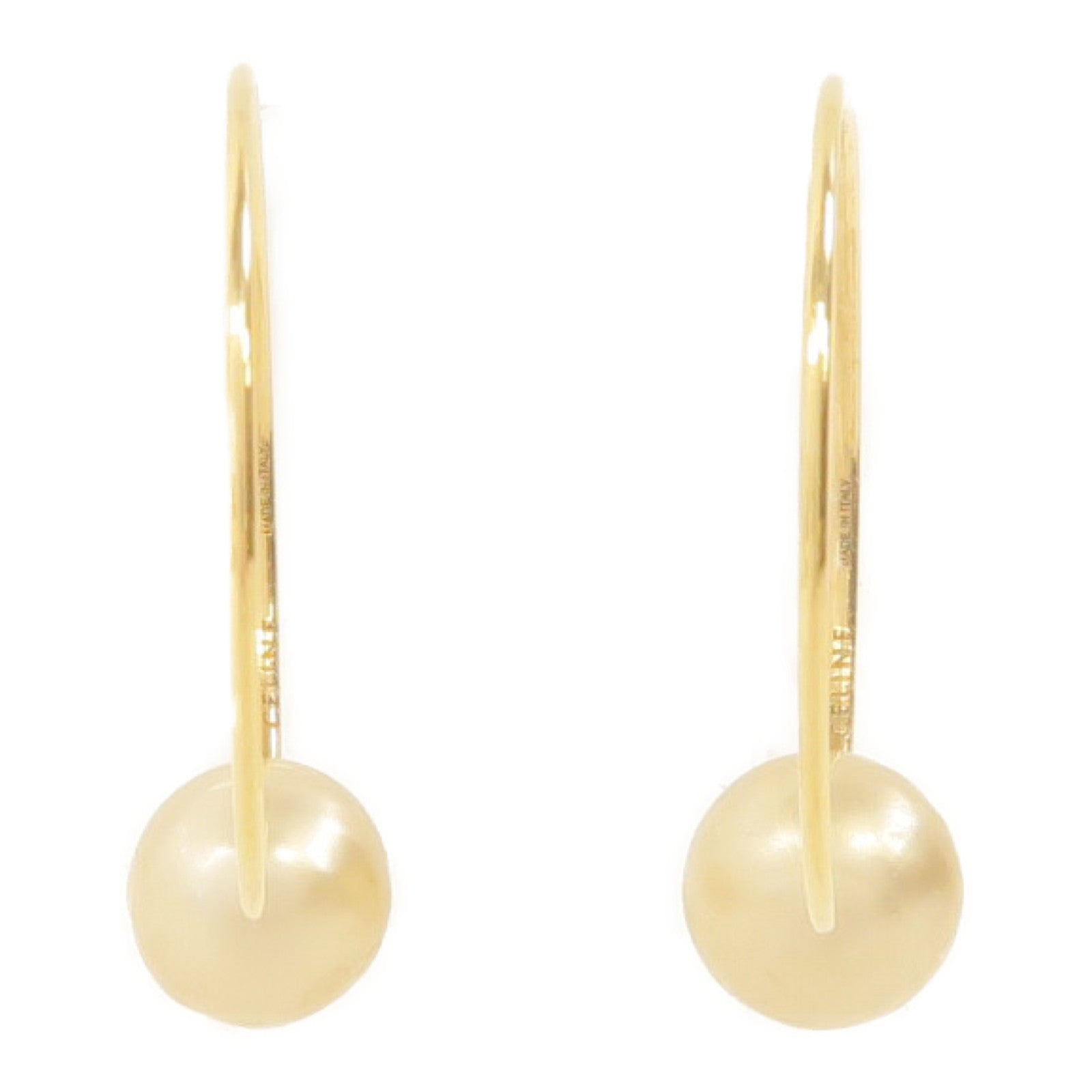 CELINE 金屬Earrings耳環金色