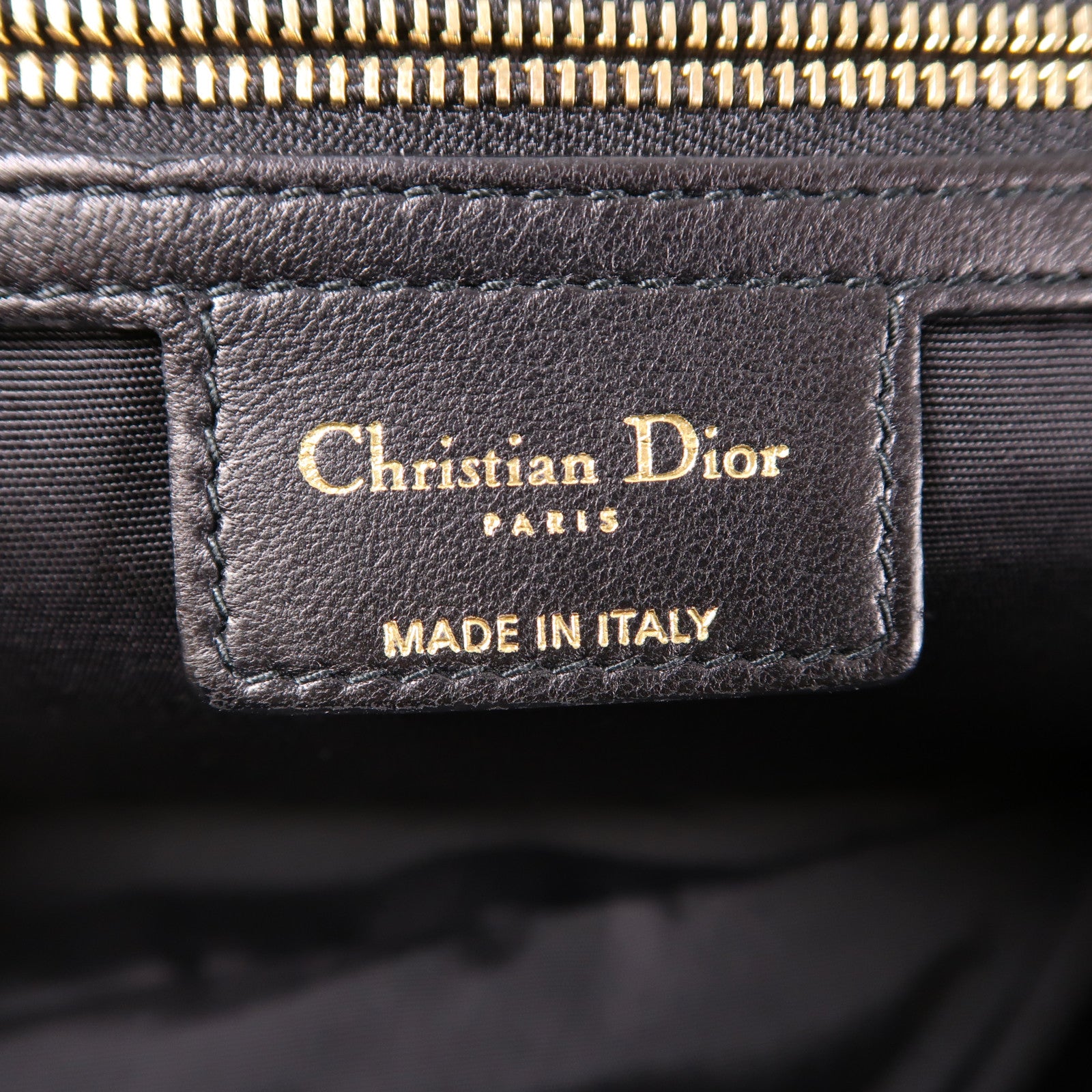 Dior 羊皮皮革Lady Dior Shopping Tote金扣鏈帶肩背袋