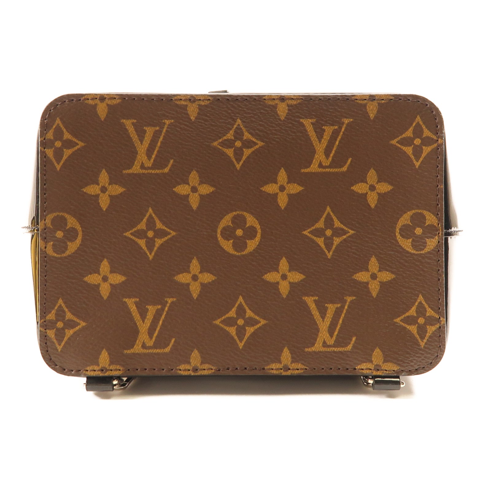 LOUIS VUITTON LV SHW Hot Springs Backpack M55769 Monogram Vernis Brown Black