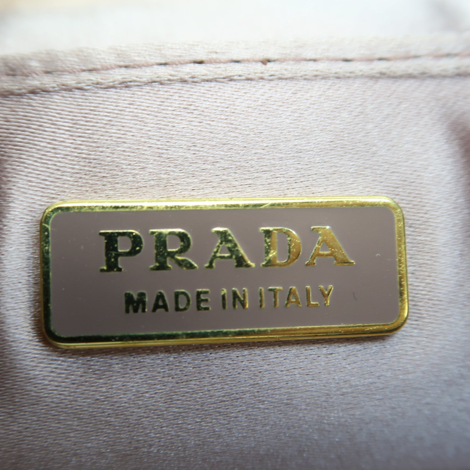 PRADA 羊皮皮革Clutch Bag金扣手拿包綠色