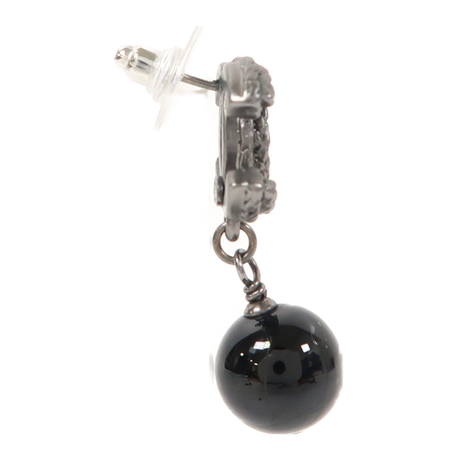 CHANEL 金屬Earrings耳環黑色