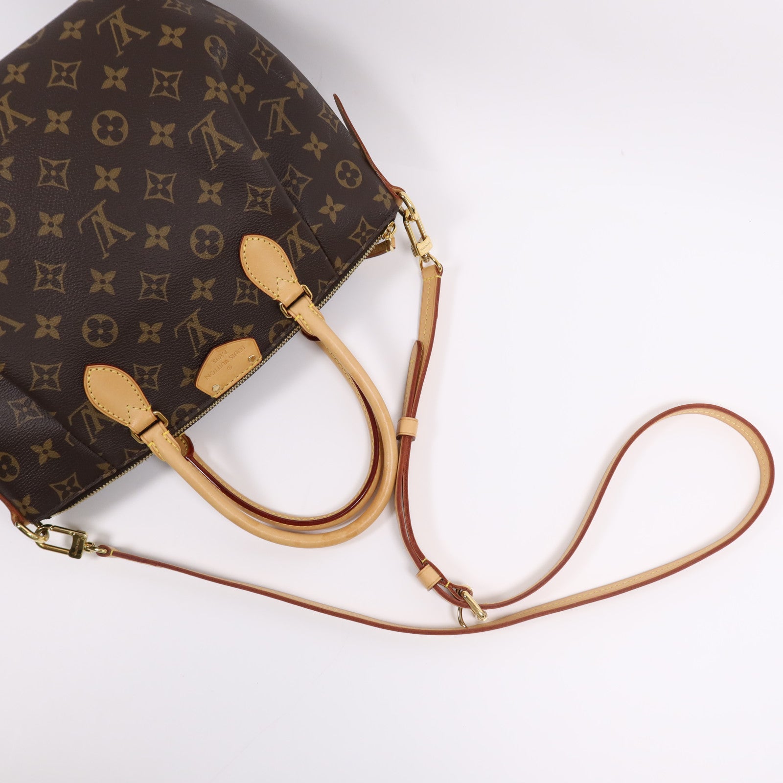 LOUIS VUITTON Monogram Turenne PM金扣手挽肩背兩用袋