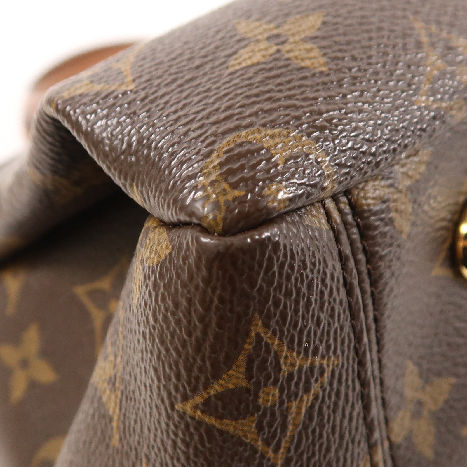 LOUIS VUITTON LV GHW Pallas 2 Way Bag M41064 Monogram Brown