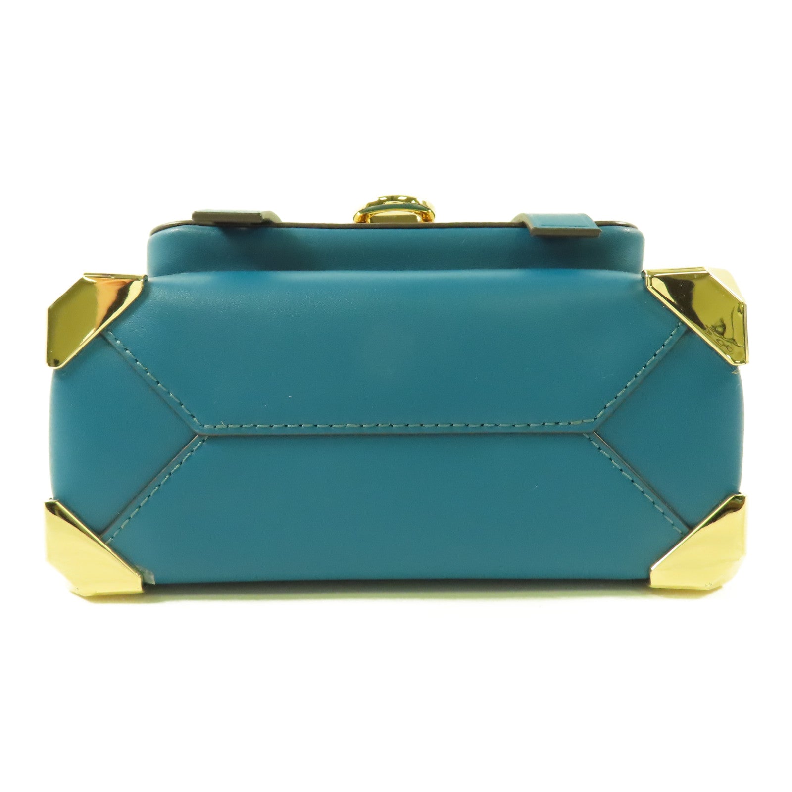 Michael Kors 牛皮皮革Mini Manhattan金扣手挽肩背兩用袋