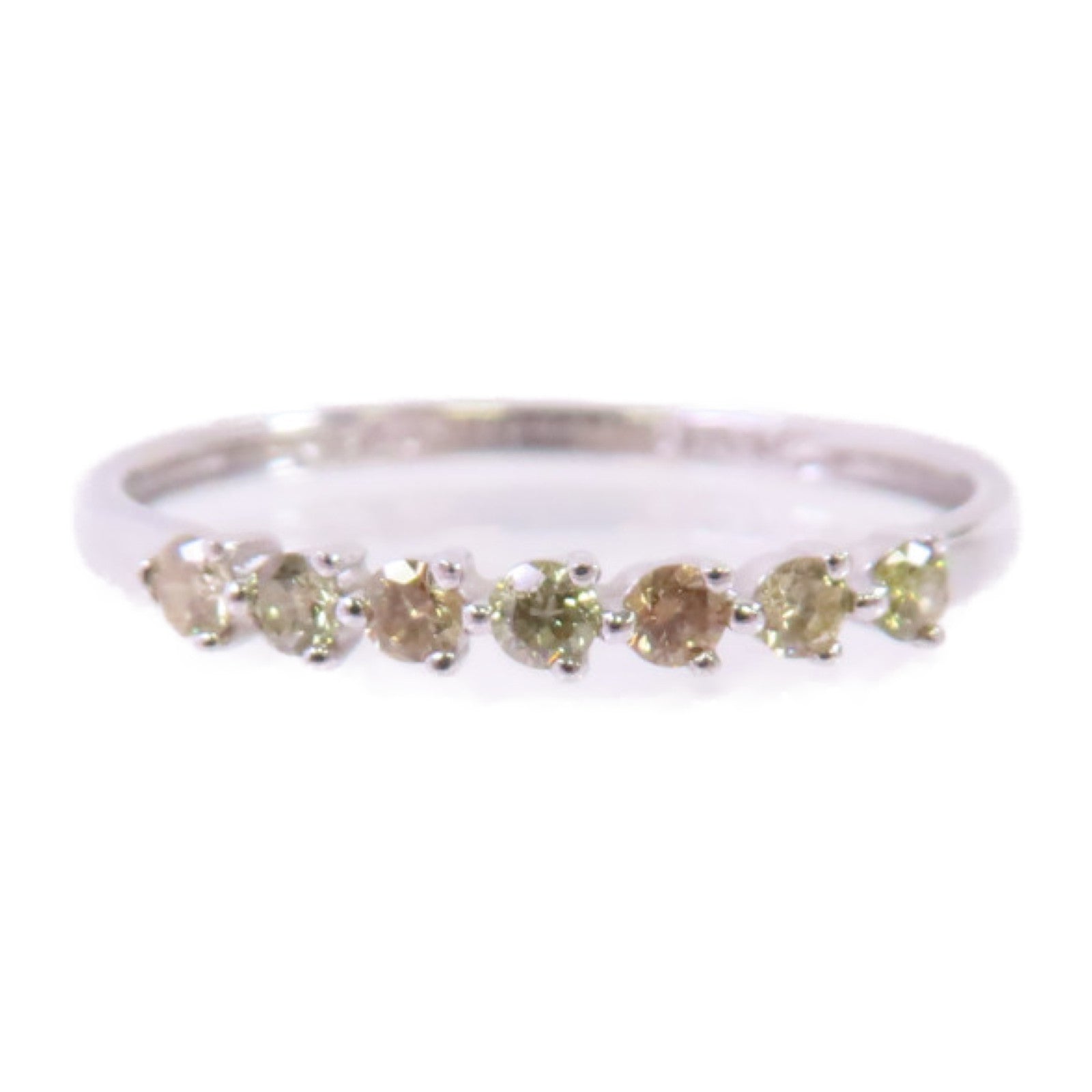 JEWELRY 18K白金Diamond Ring 0.16ct鑽石戒指US#6.75