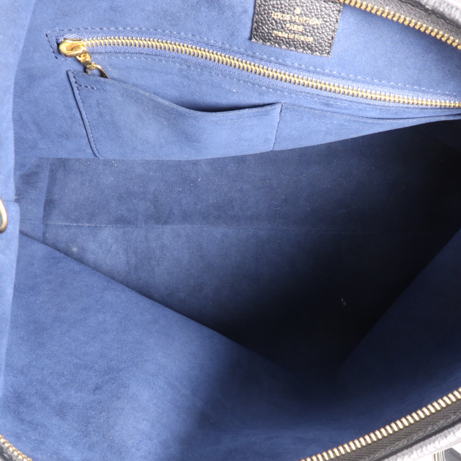 LOUIS VUITTON Monogram Empreinte CarryAll MM金扣肩背袋