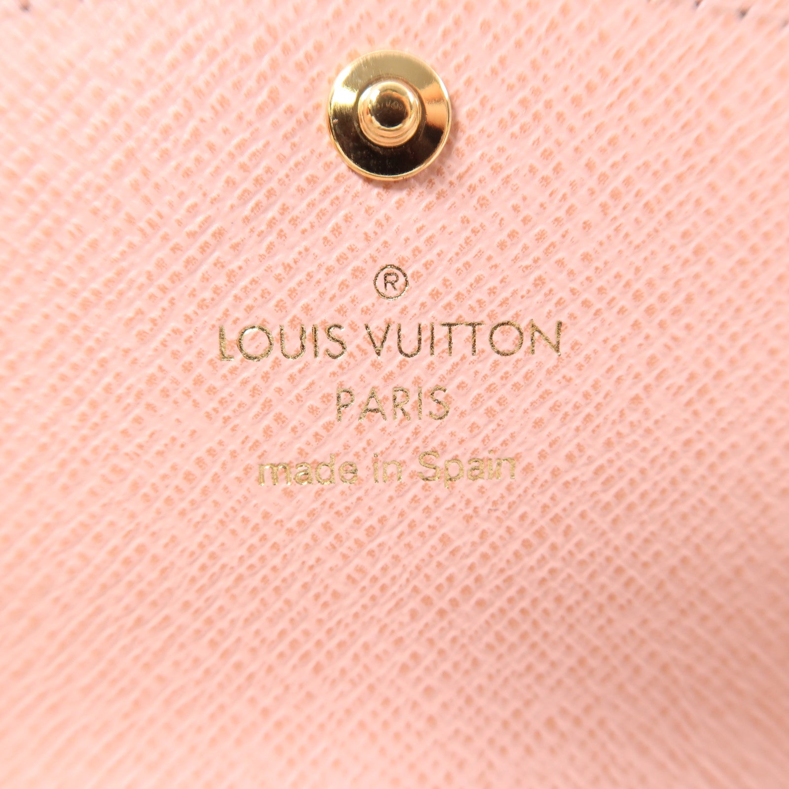 LOUIS VUITTON Monogram Rosalie金扣零錢包
