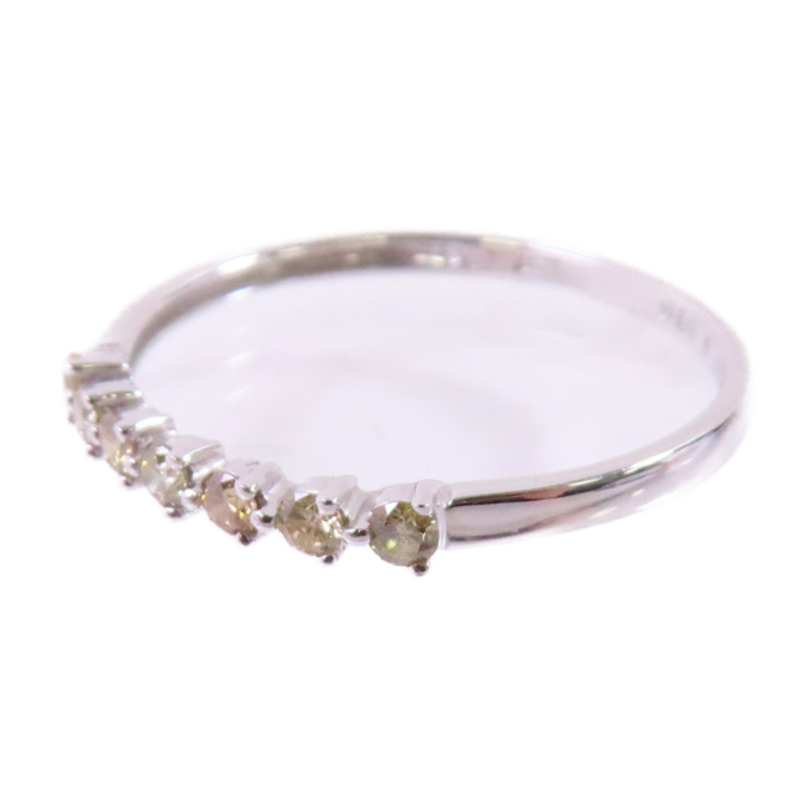 JEWELRY 18K白金Diamond Ring 0.16ct鑽石戒指US#6.75